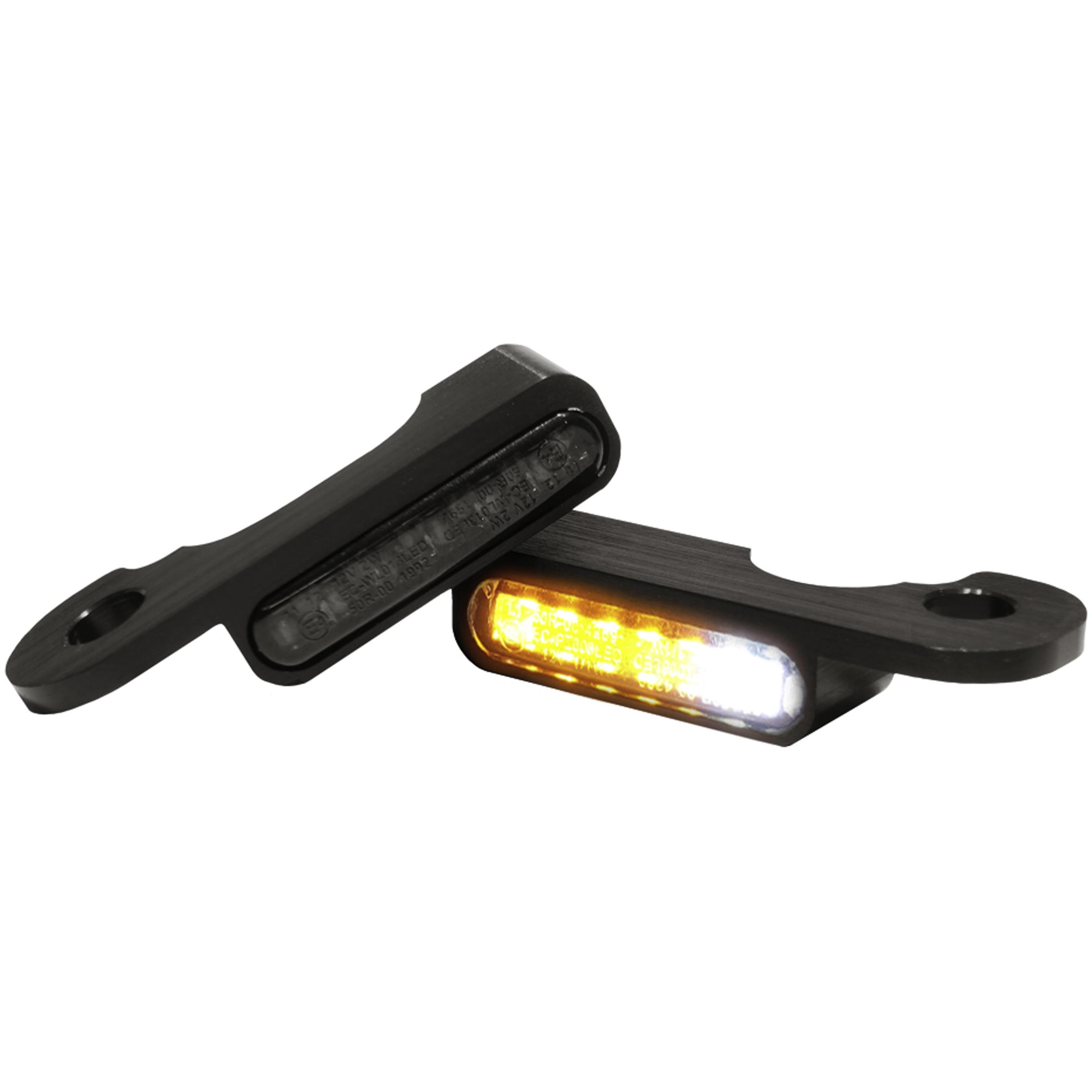 HeinzBikes LED Blinker/Positionspaar schwarz für Touring Hydr 2000-2008 - Motorradteile & Ersatzteile - Beleuchtung
