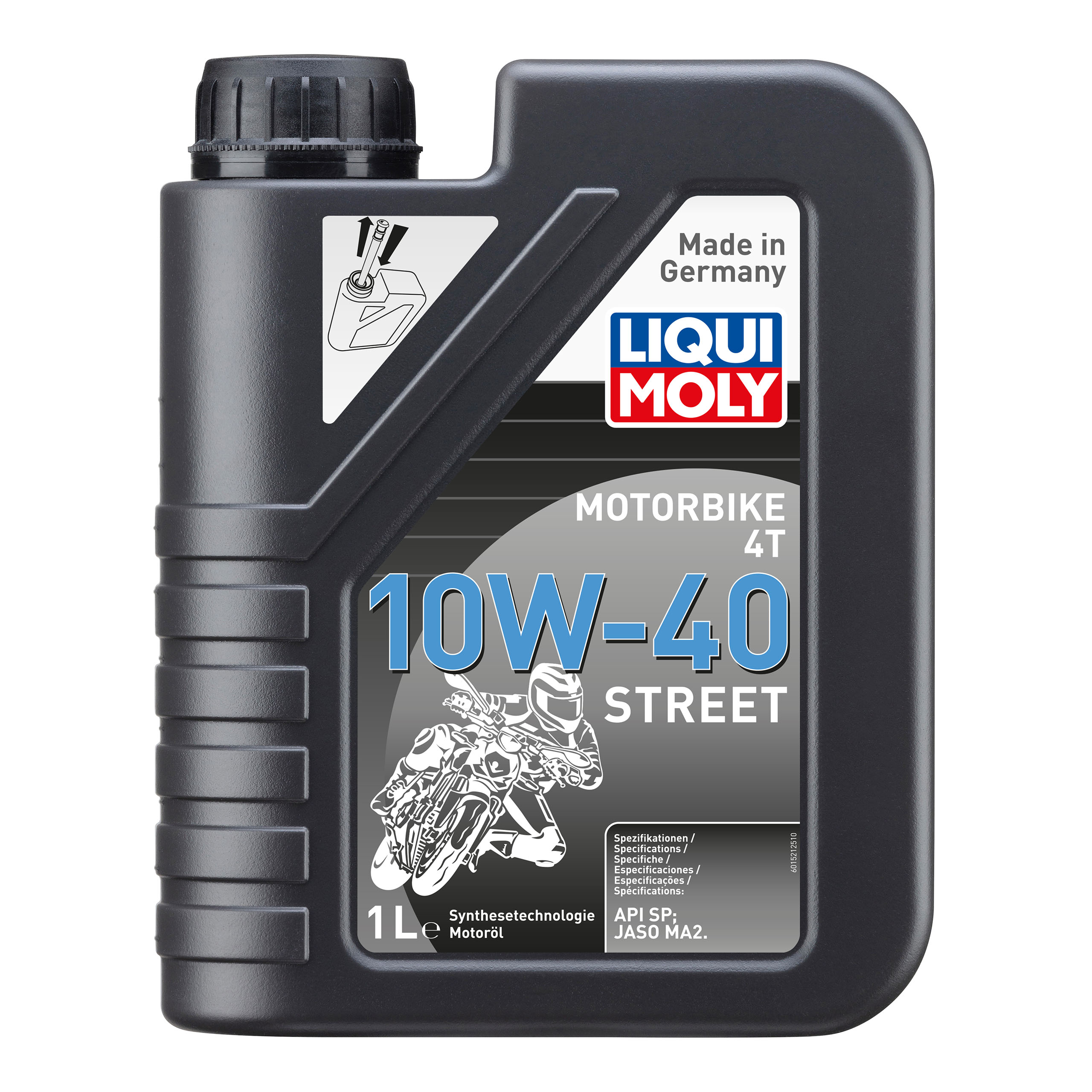 Liqui Moly Motoröl Motorbike 4T 10W-40 Street 1 Liter - Motorradzubehör - Öle & Schmiermittel