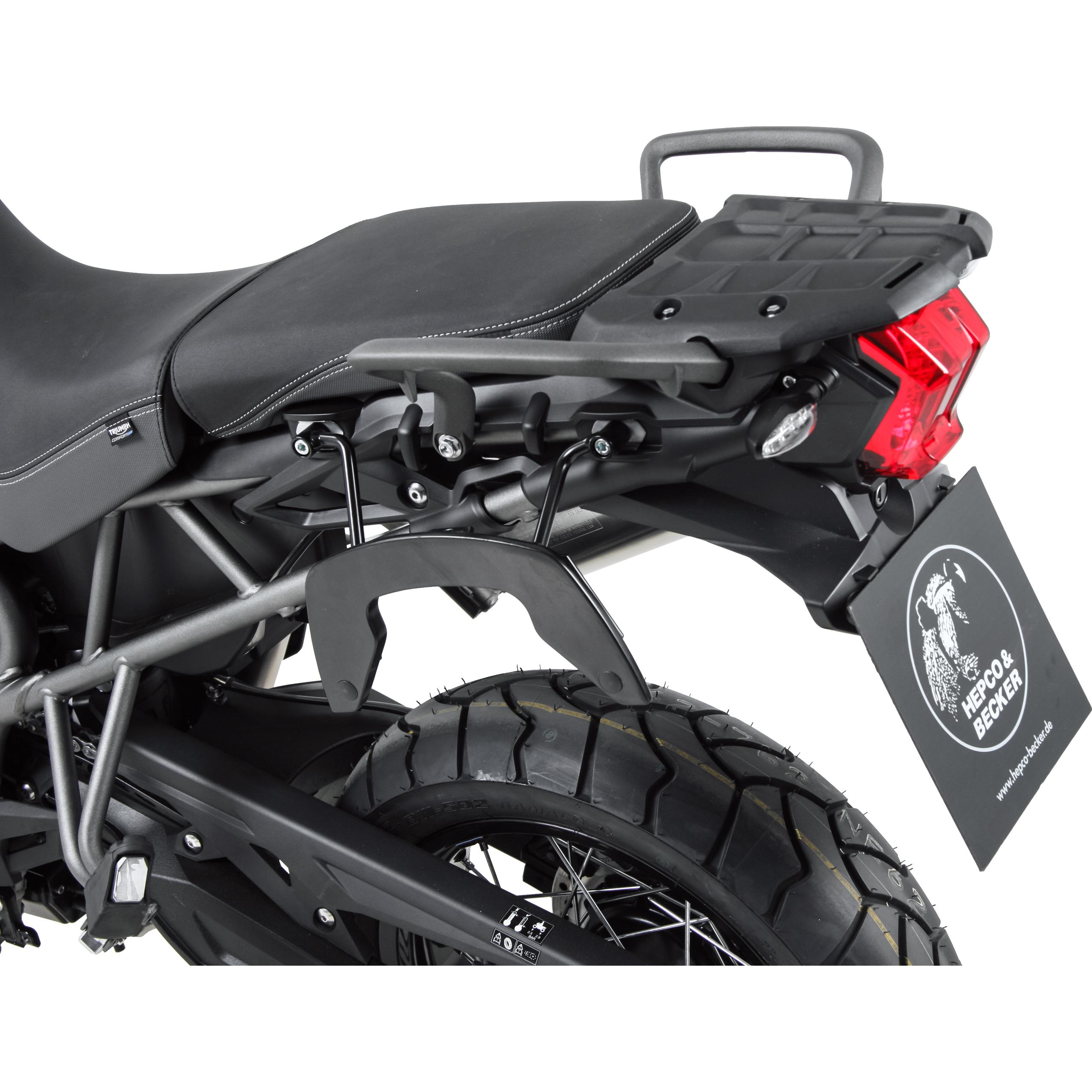 Hepco & Becker C-Bow Seitentaschenhalter schwarz für Tiger 800 2018-2020 - Motorradzubehör - Motorradgepäck