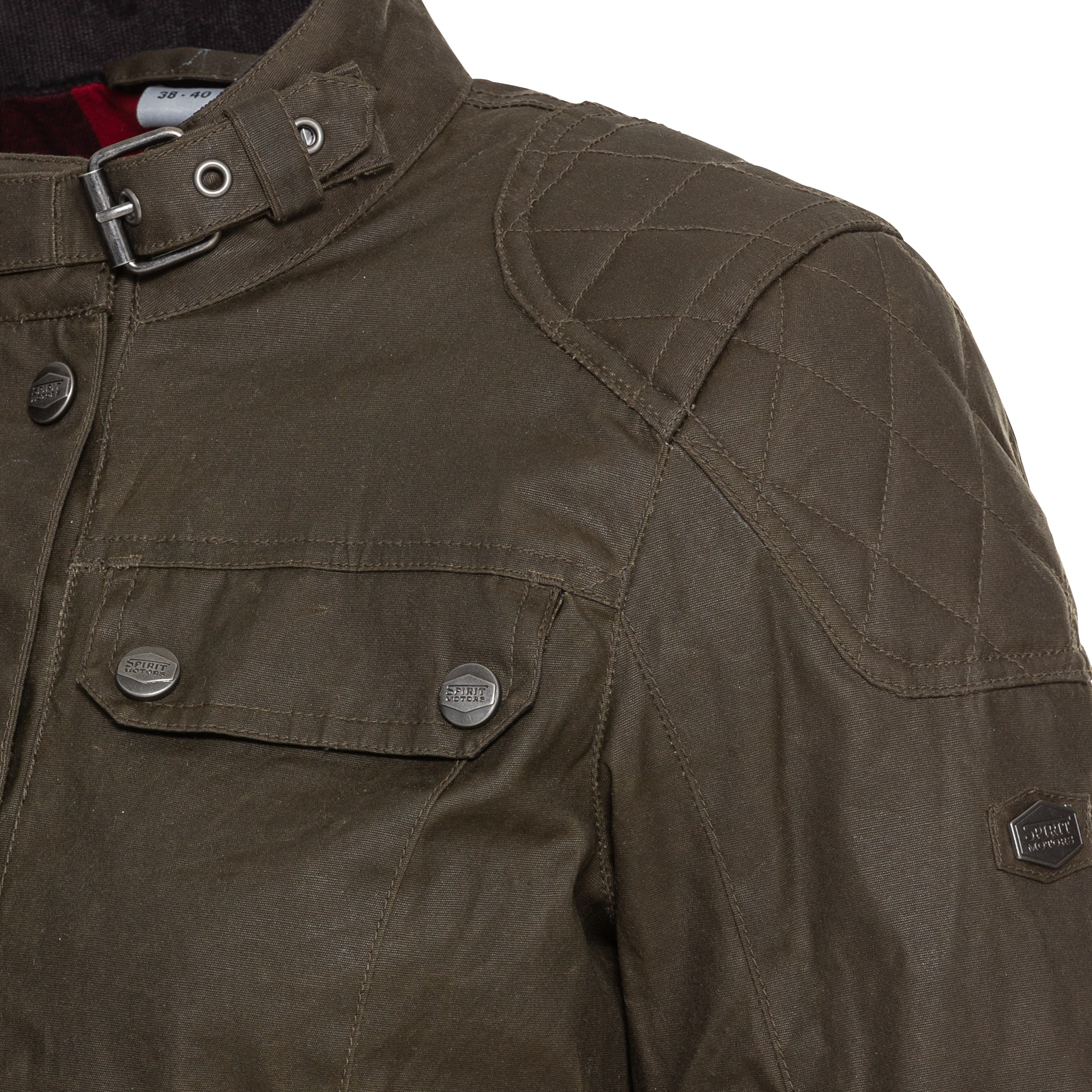 Spirit Motors-Disaster Dolly Damen Textiljacke olive-2016761999026