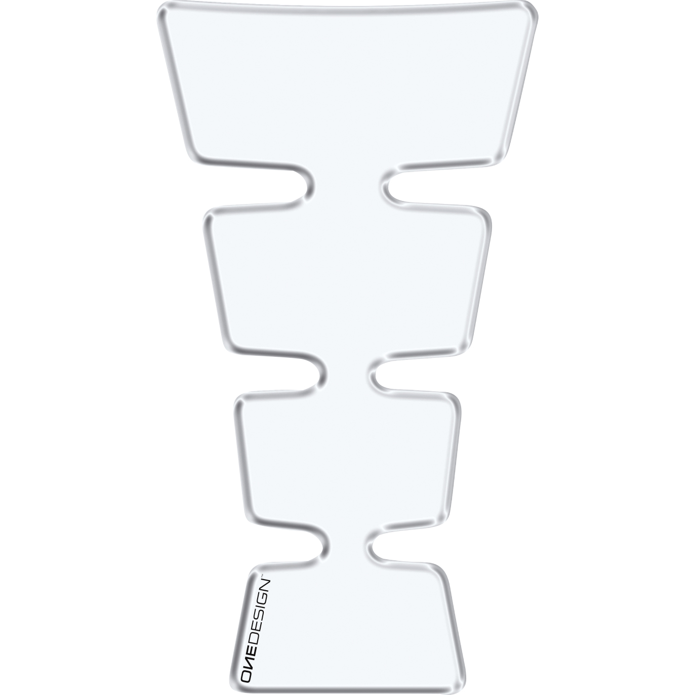 ONEDESIGN Tankpad CG MED 175 x 107 mm transparent - Motorradteile & Ersatzteile - Verkleidungen & Abdeckungen