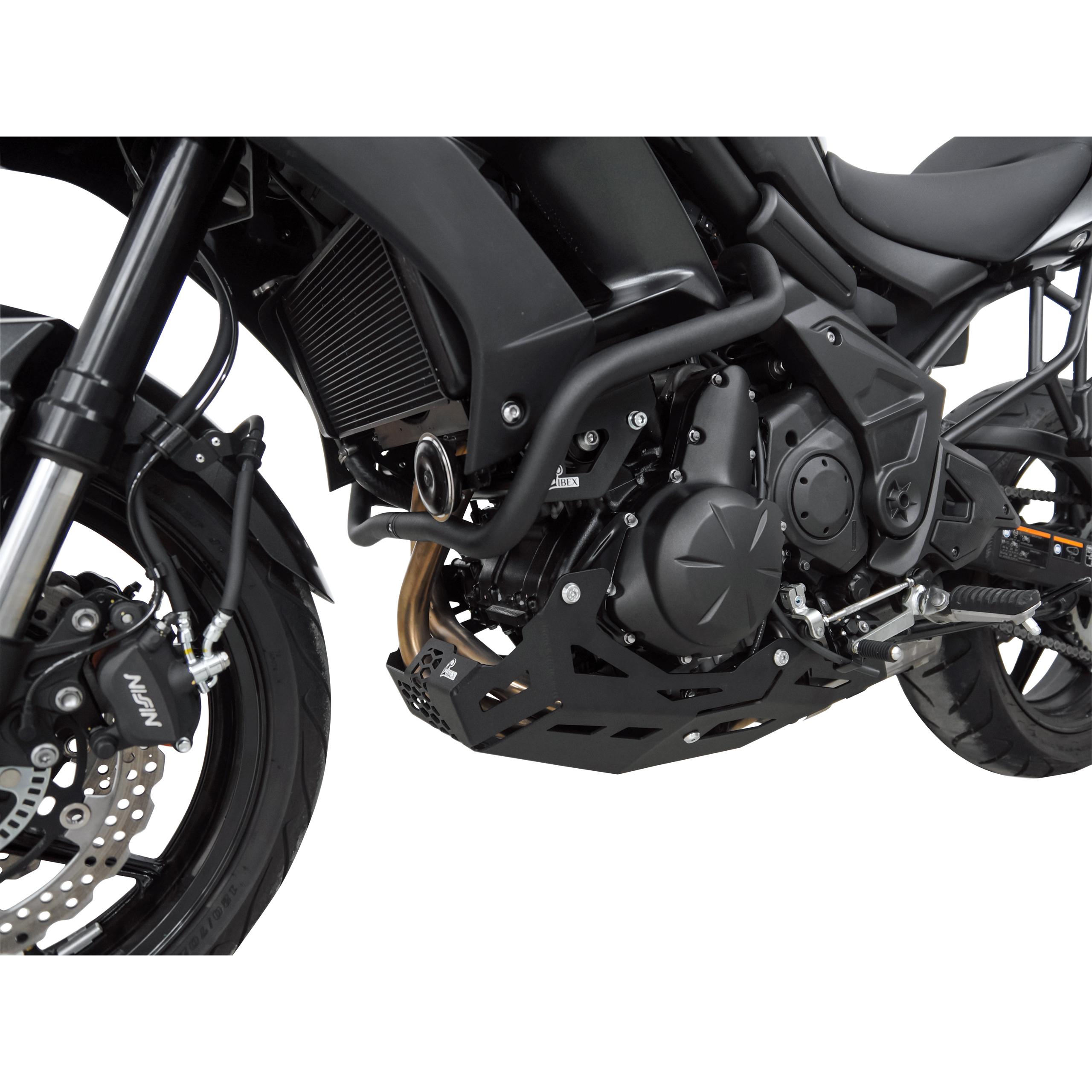 Zieger Motorschutz Alu schwarz für Kawasaki KLE 650 Versys 2015- - Motorradteile & Ersatzteile - Verkleidungen & Abdeckungen