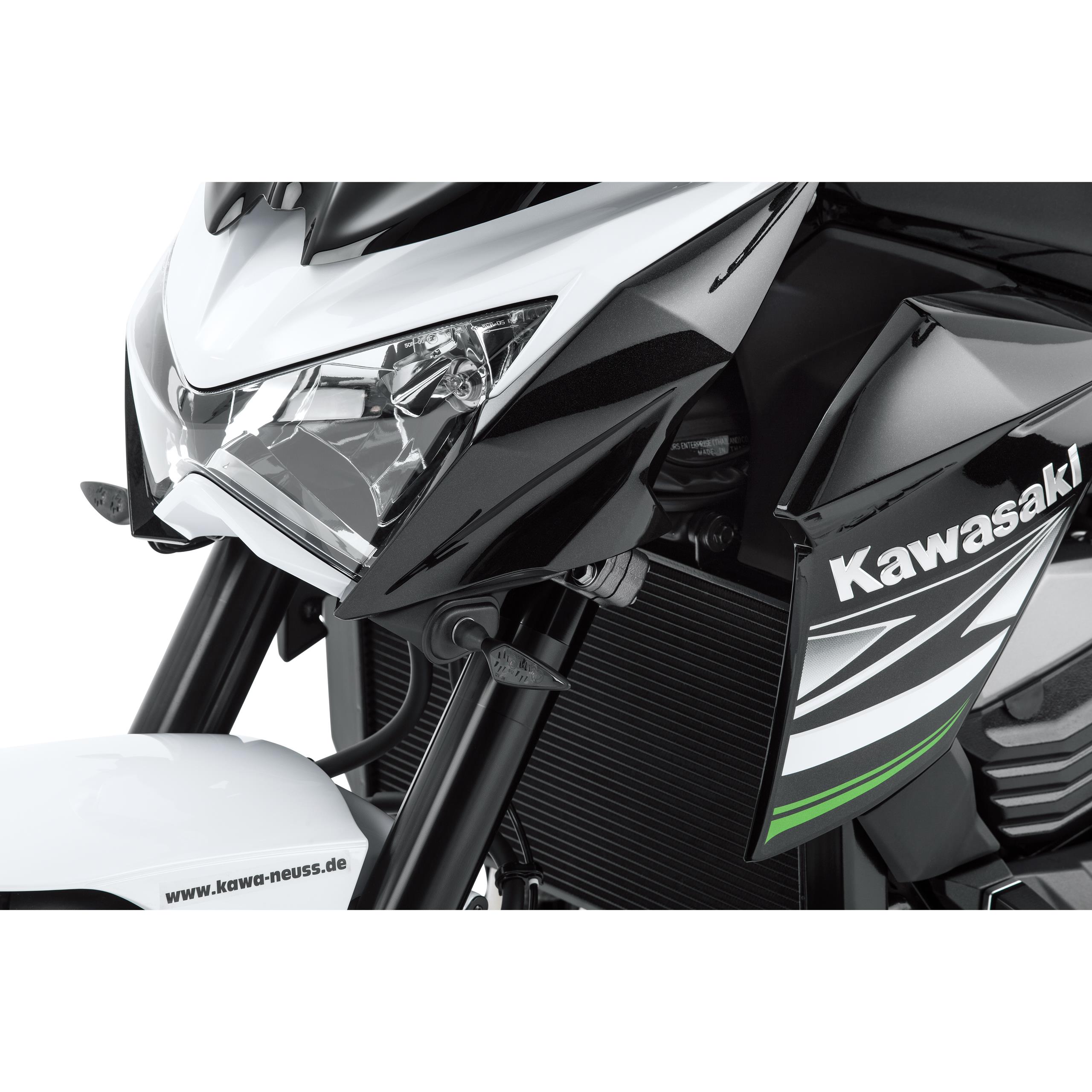 HIGHSIDER smart Montageplatten für Blinker 35x52mm für Kawasaki - Motorradteile & Ersatzteile - Beleuchtung