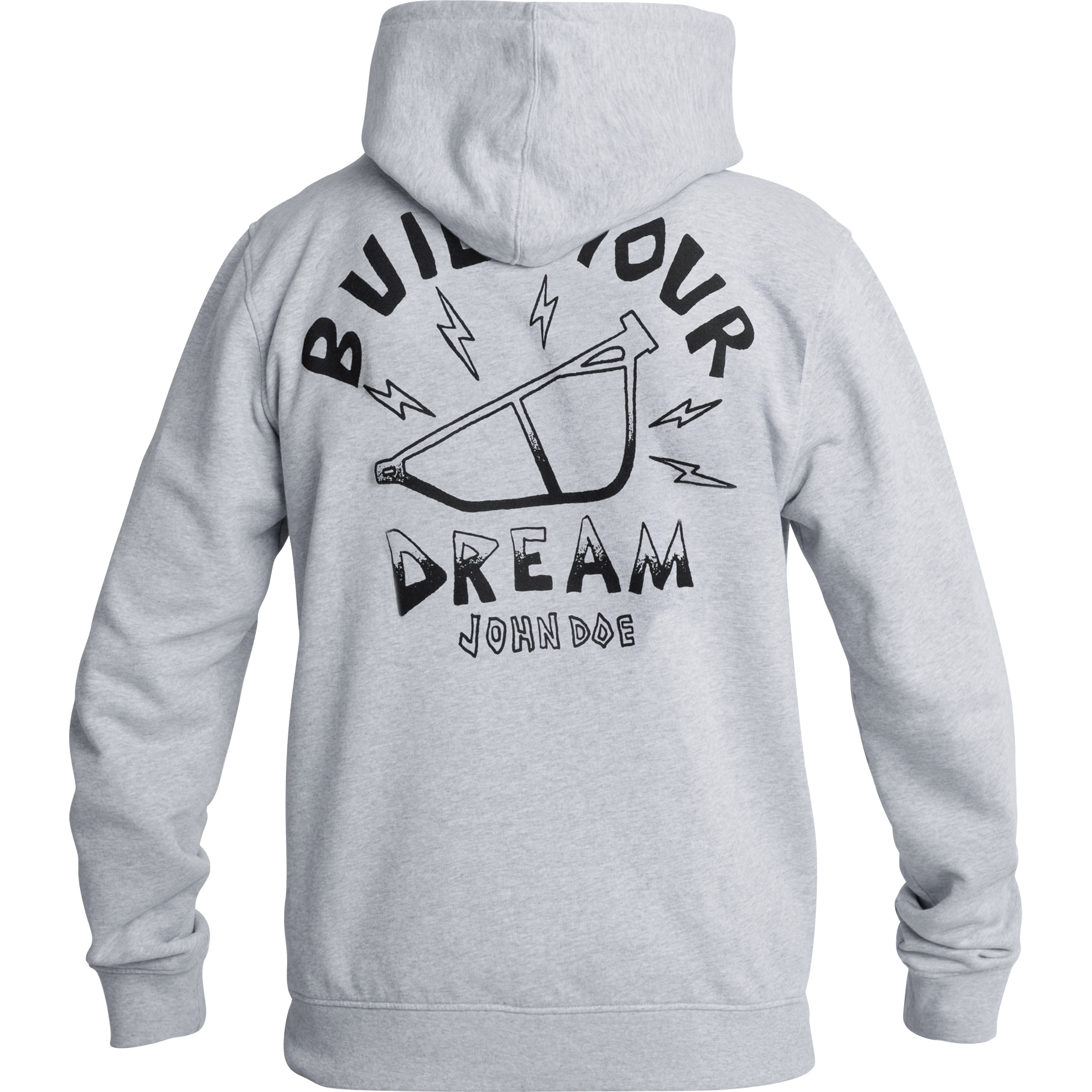 John Doe-Hoodie Byd I grau XXL-8021381999007012
