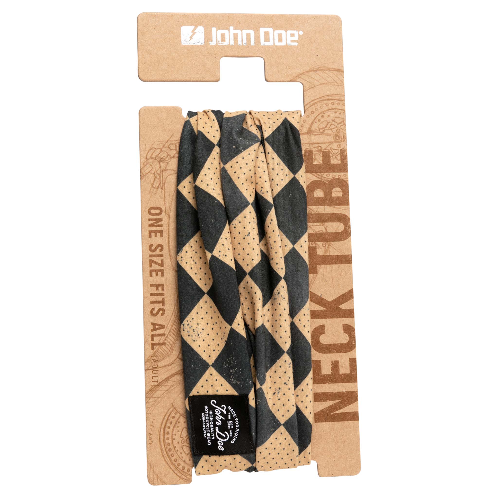 John Doe-Tube Vintage Flag Halstuch gelb/schwarz-0000505999056000