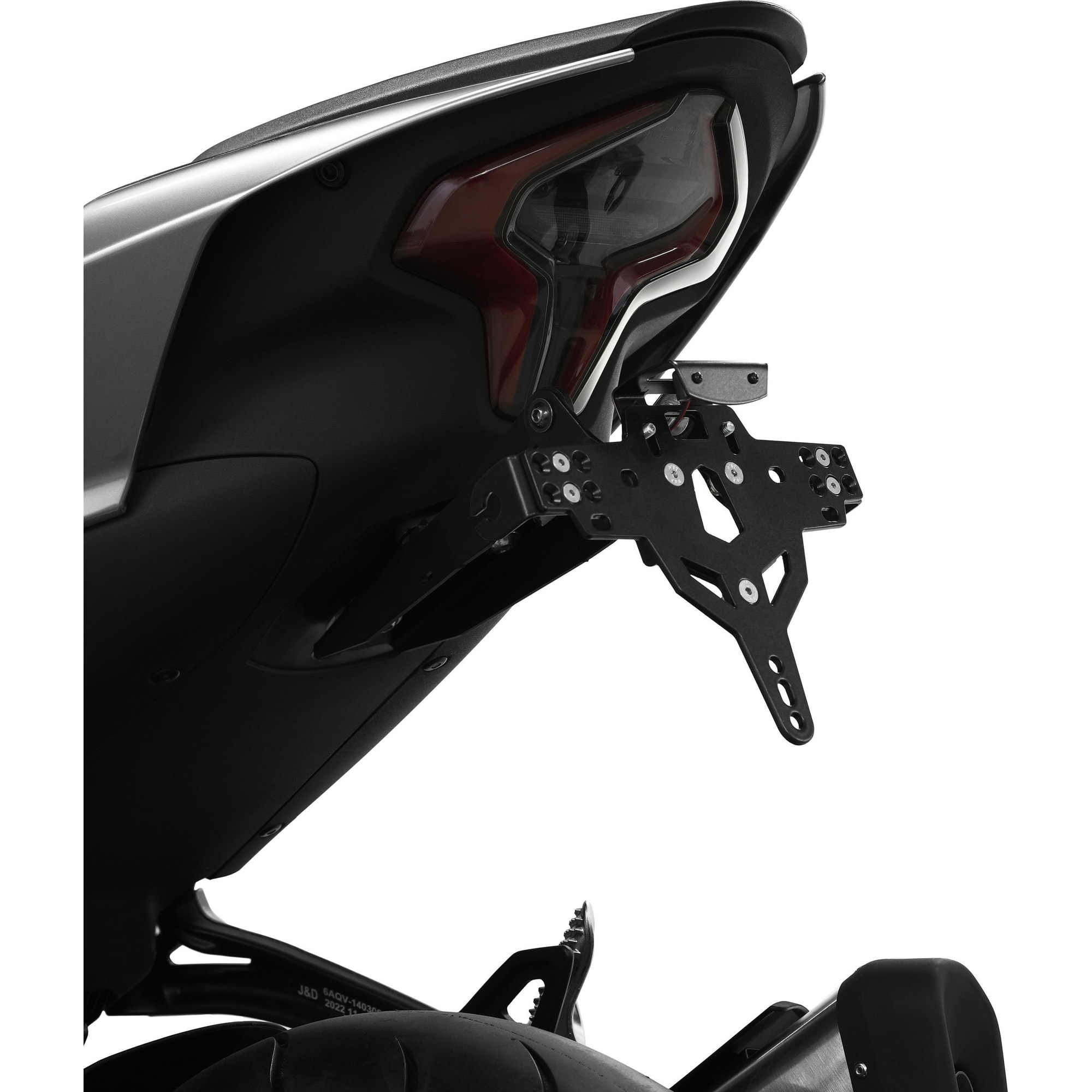 Zieger Kennzeichenhalter Pro Schweiz für CF Moto 450 SR /S - Motorradteile & Ersatzteile - Anbauteile