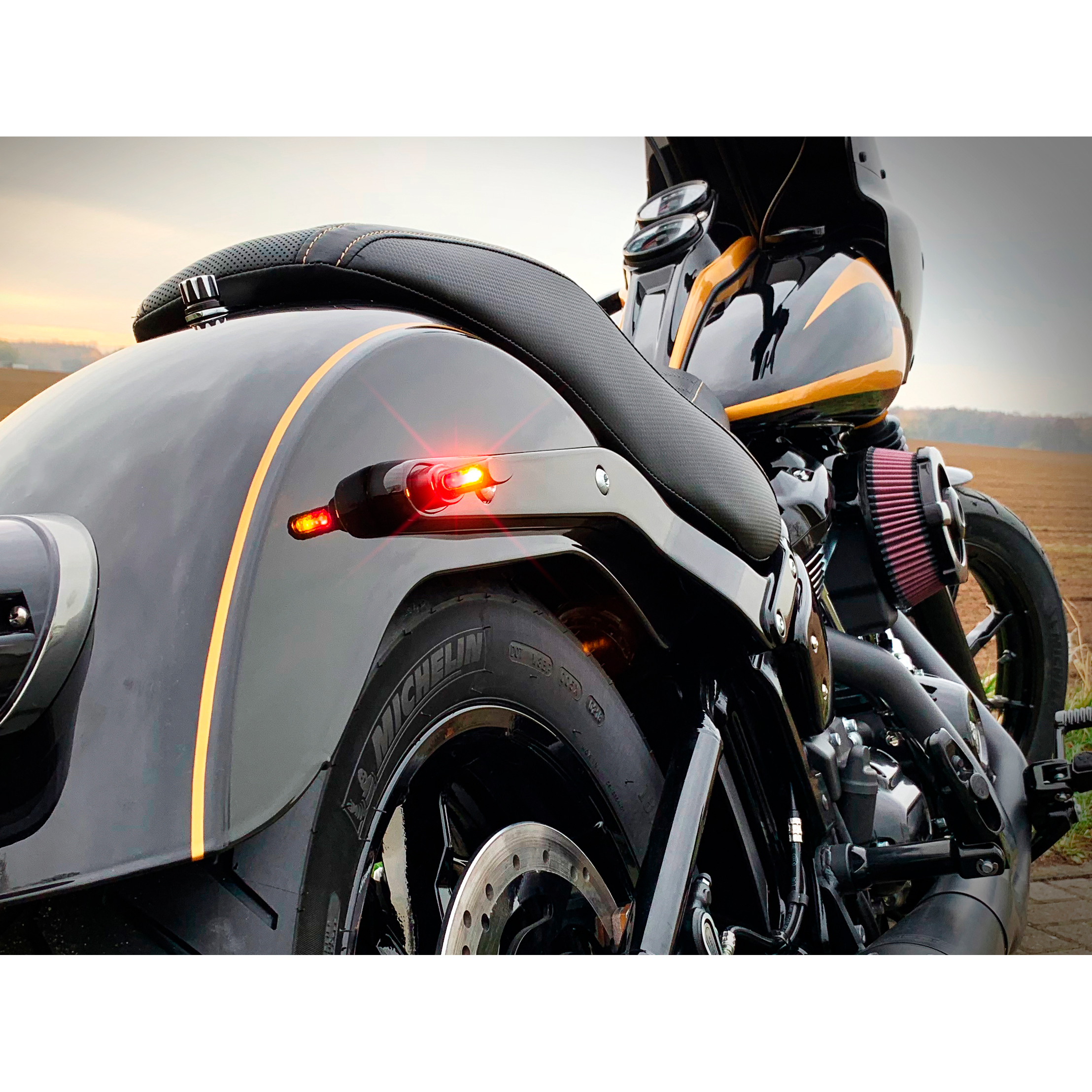 HeinzBikes-LED Alu Blinker-/Rücklichtpaar Winglets Micro-5733761020000030