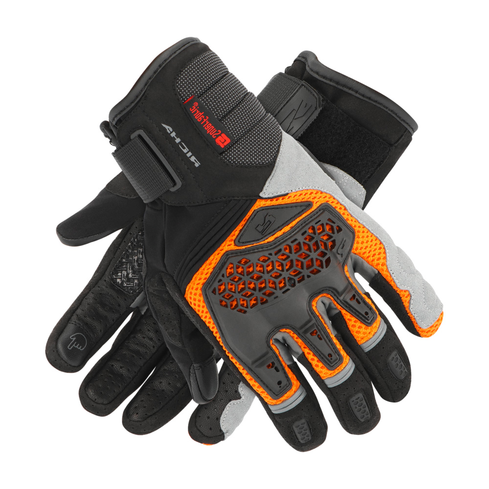 Richa-Bogota Motorradhandschuh schwarz/orange S-0000911006063008