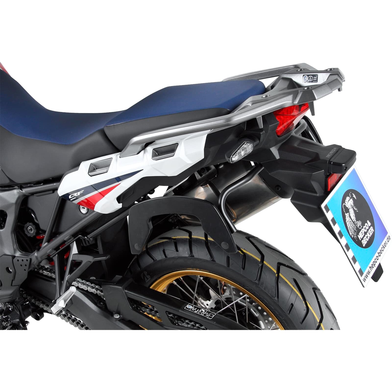 Hepco & Becker C-Bow Seitentaschenhalter schwarz für CRF 1000 Adventure Spo - Motorradzubehör - Motorradgepäck