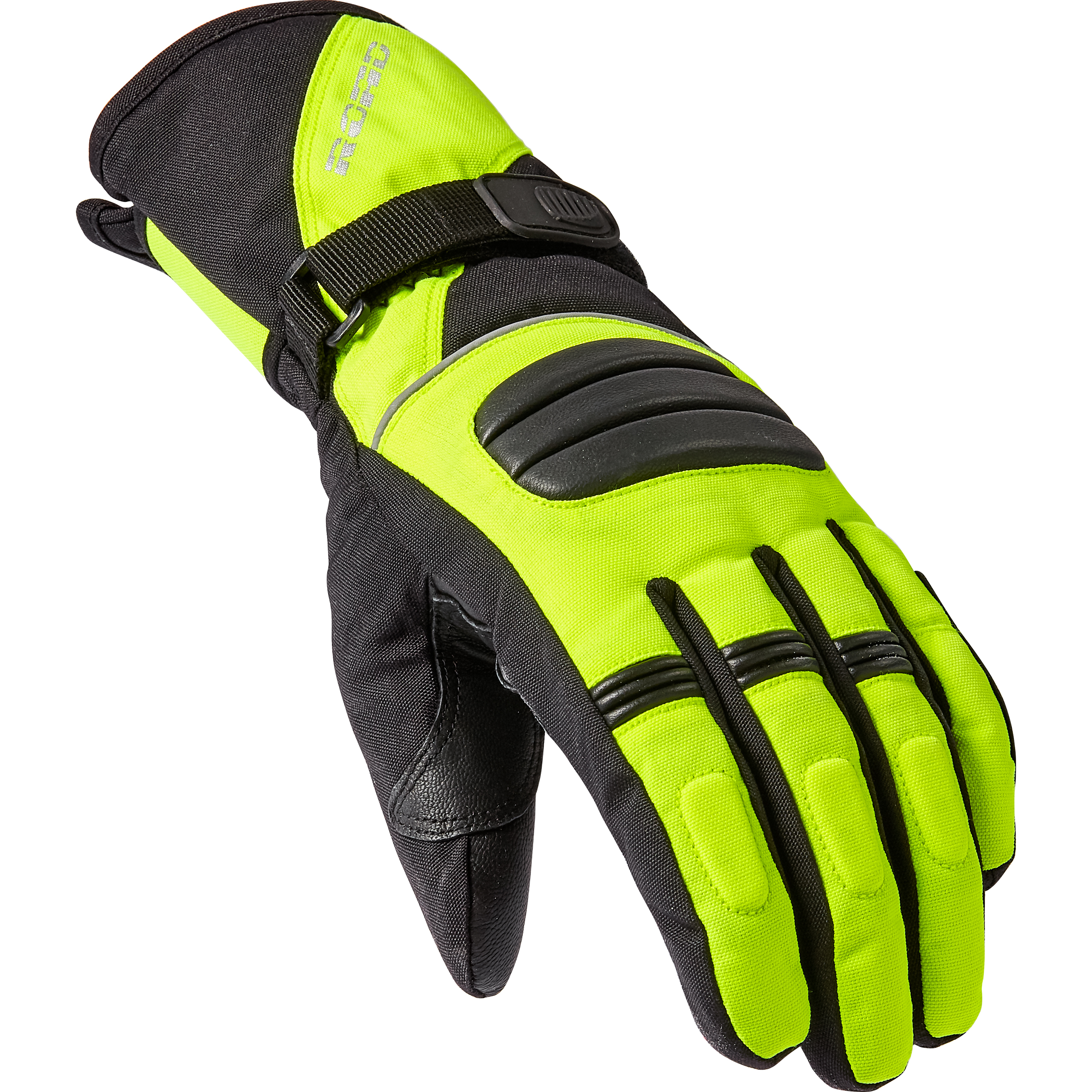 Road-Tour Leder-/Textilhandschuh 2.0 lang neongelb 7,5-3115211006009933