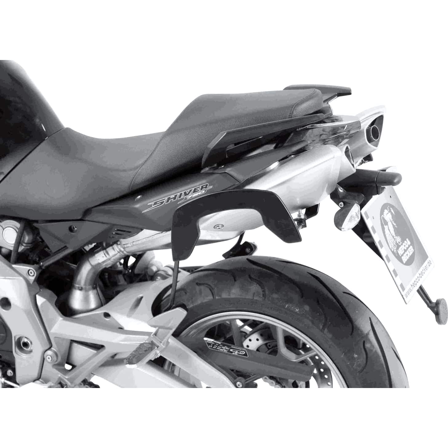 Hepco & Becker C-Bow Seitentaschenhalter schwarz für SL 750 Shiver 07-09/GT - Motorradzubehör - Motorradgepäck