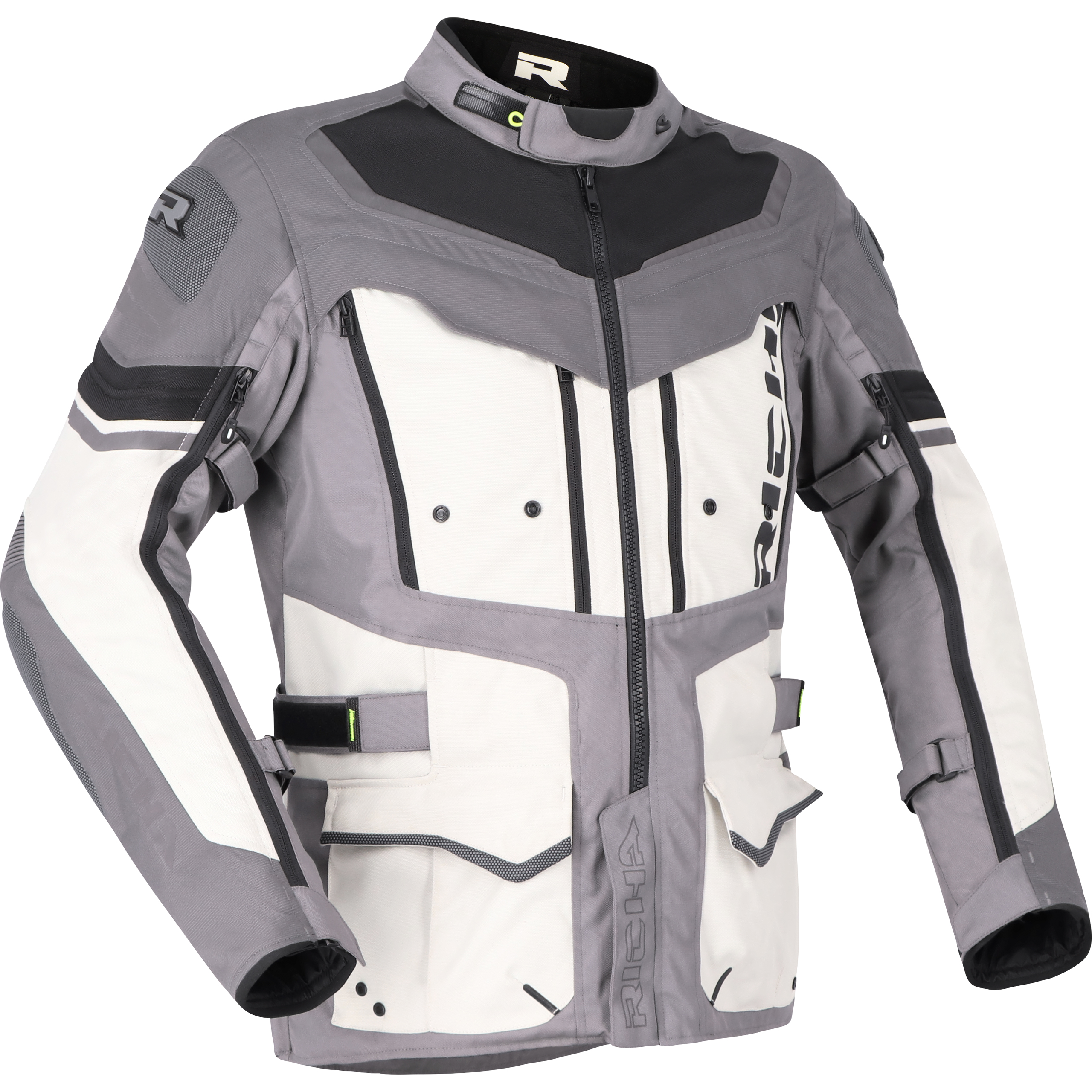Richa Infinity 2 Adventure Textiljacke dunkelgrau/hellgrau M - Motorradbekleidung - Motorradbekleidung Herren