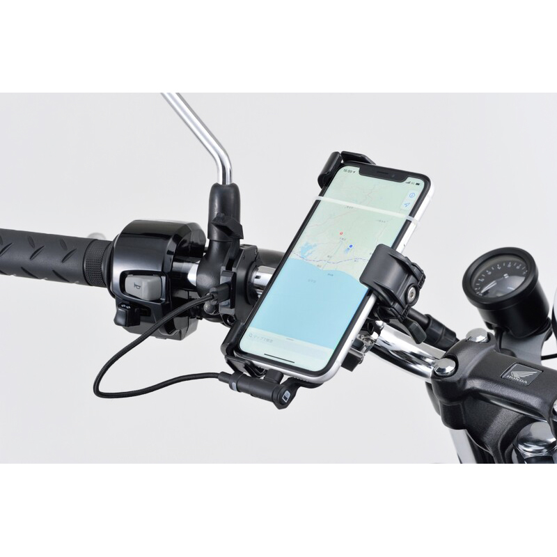 Daytona-Bordsteckdose USB-C Slim mit Lenkerbefestigung-0001419023000000