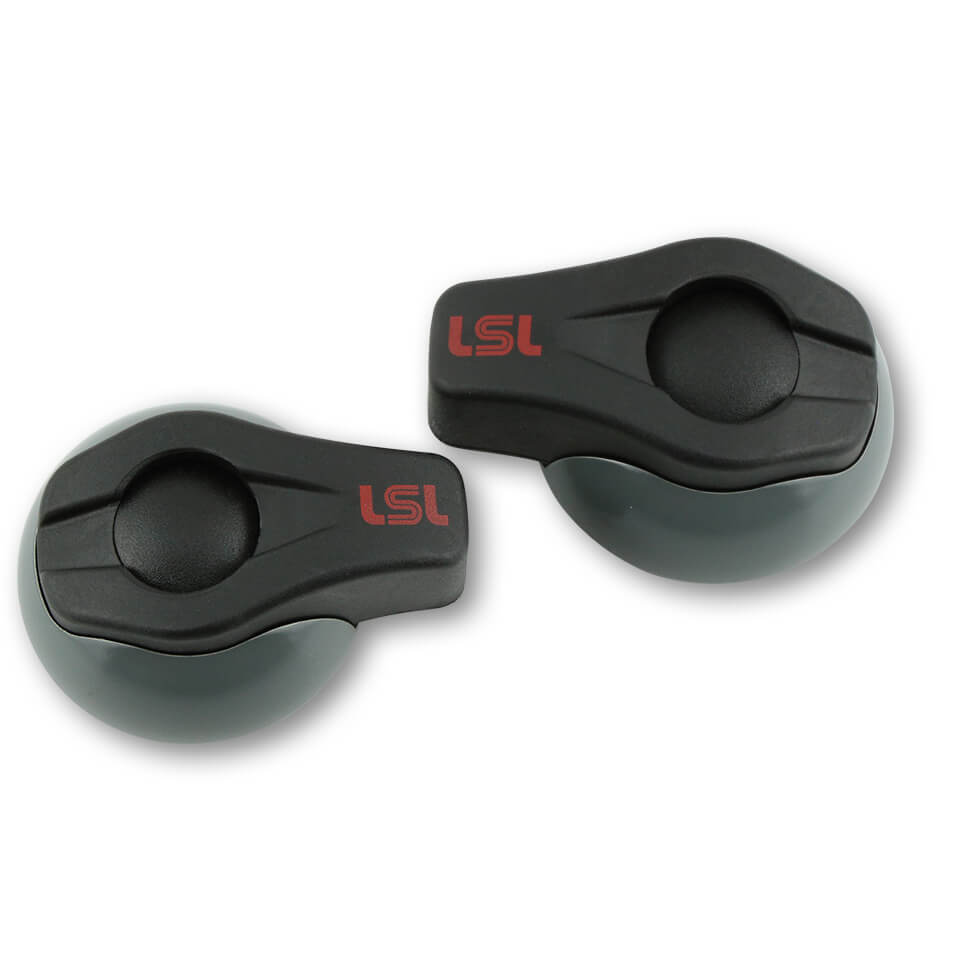 LSL Sturzpad Köpfe Crash Pad Classic Alu grau - Motorradteile & Ersatzteile - Anbauteile