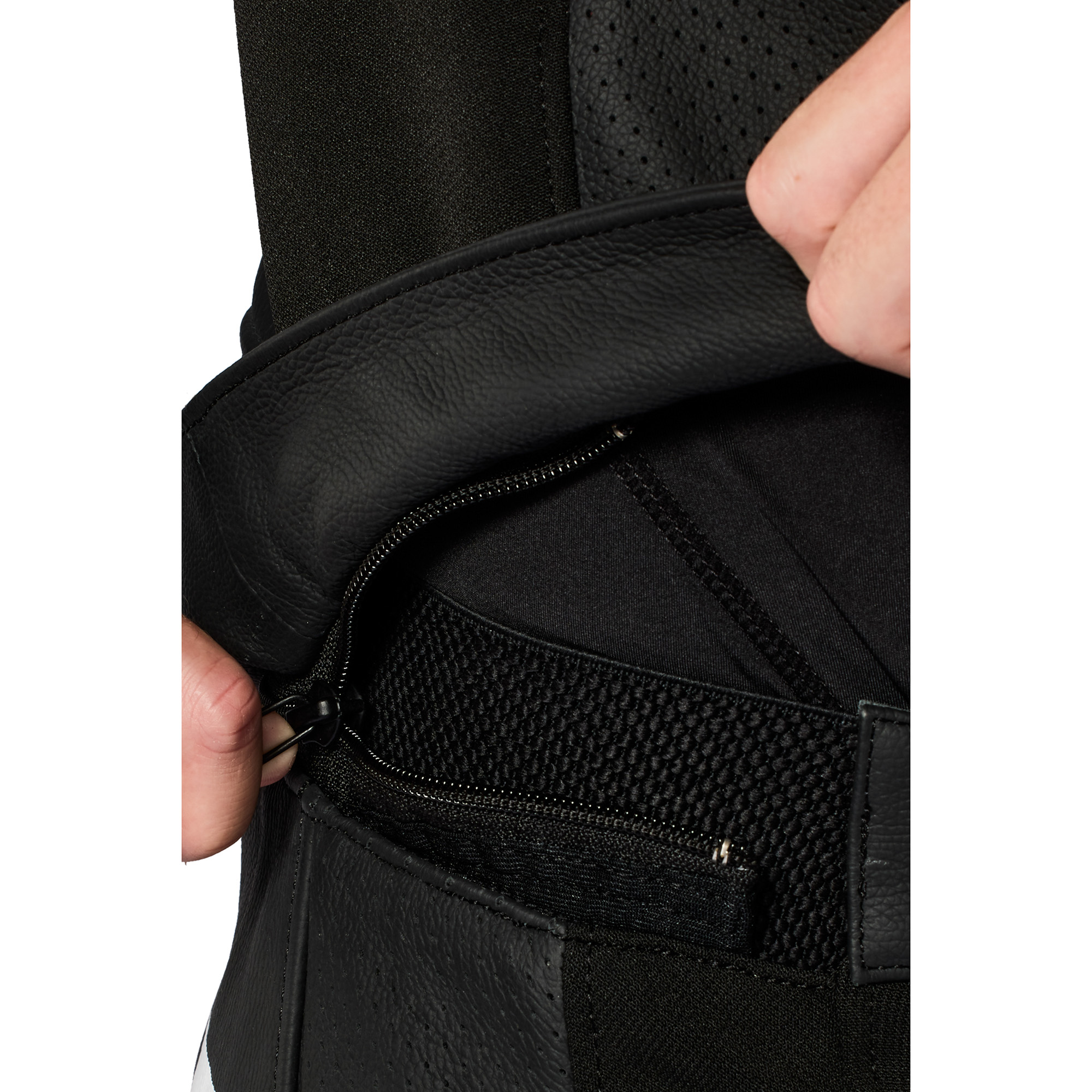 REV'IT!-Argon 3 Lederkombi  2-tlg. schwarz/neonrot-0002050999086