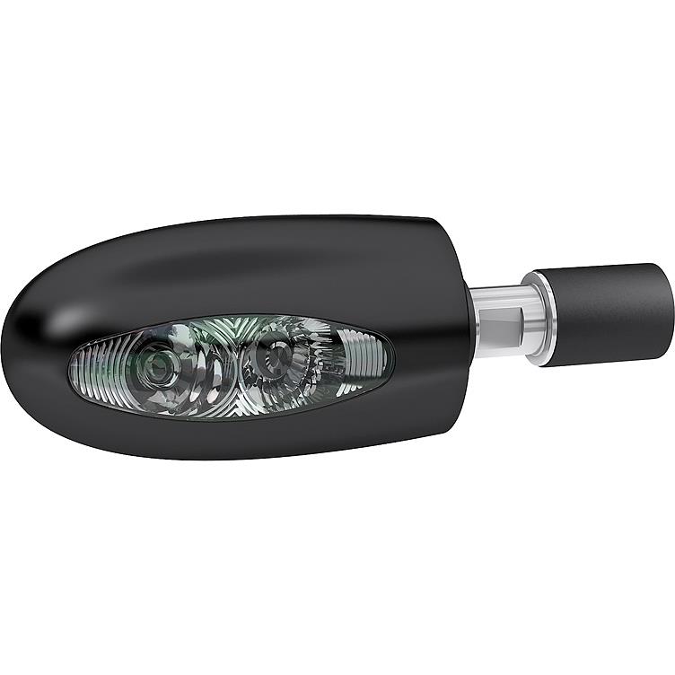 Kellermann LED Lenkerendenblinker BL1000 schwarz mit klaren Glas - Motorradteile & Ersatzteile - Beleuchtung