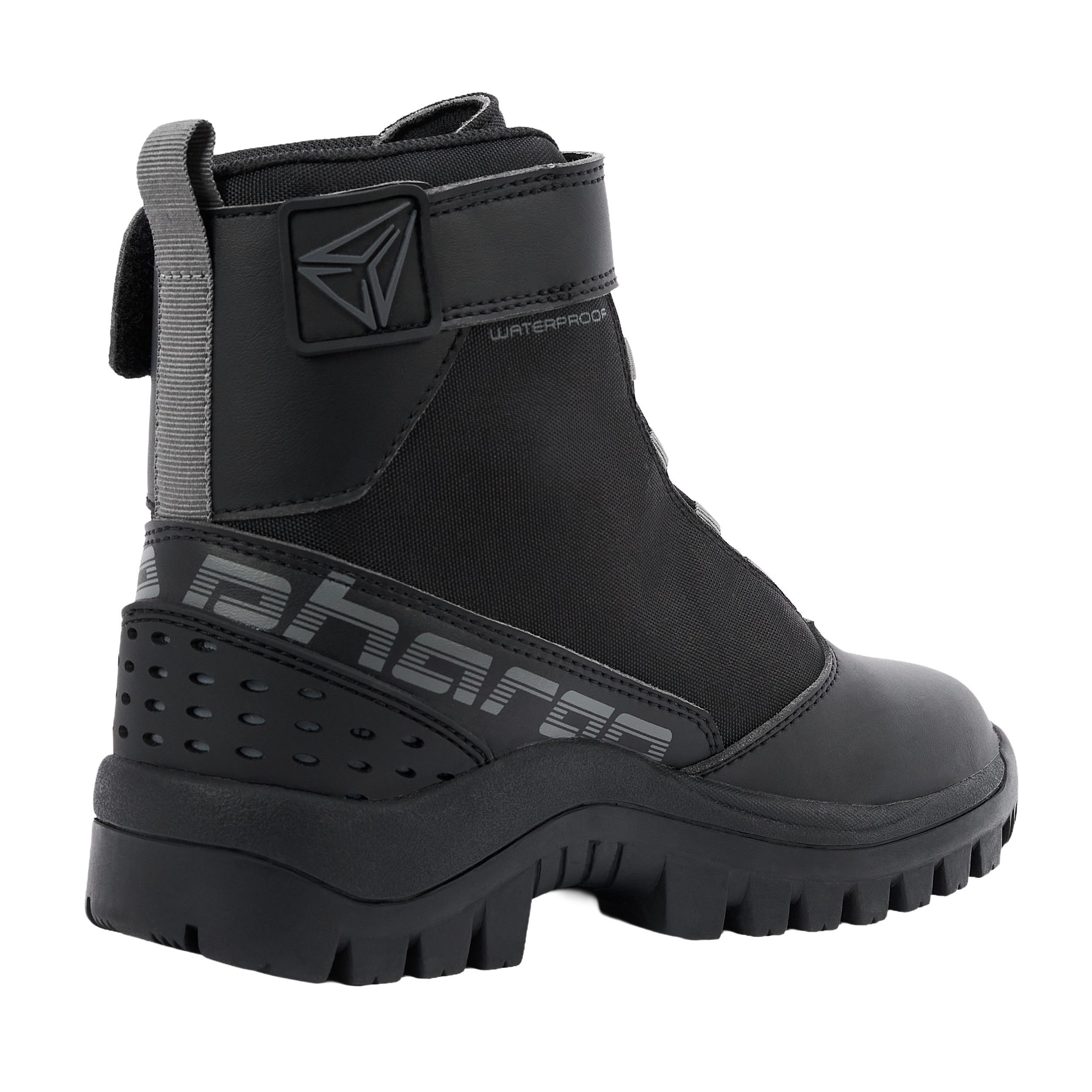 Pharao-Siljan II WP Damen Motorradschnürstiefel kurz schwarz 37-0001637999001737