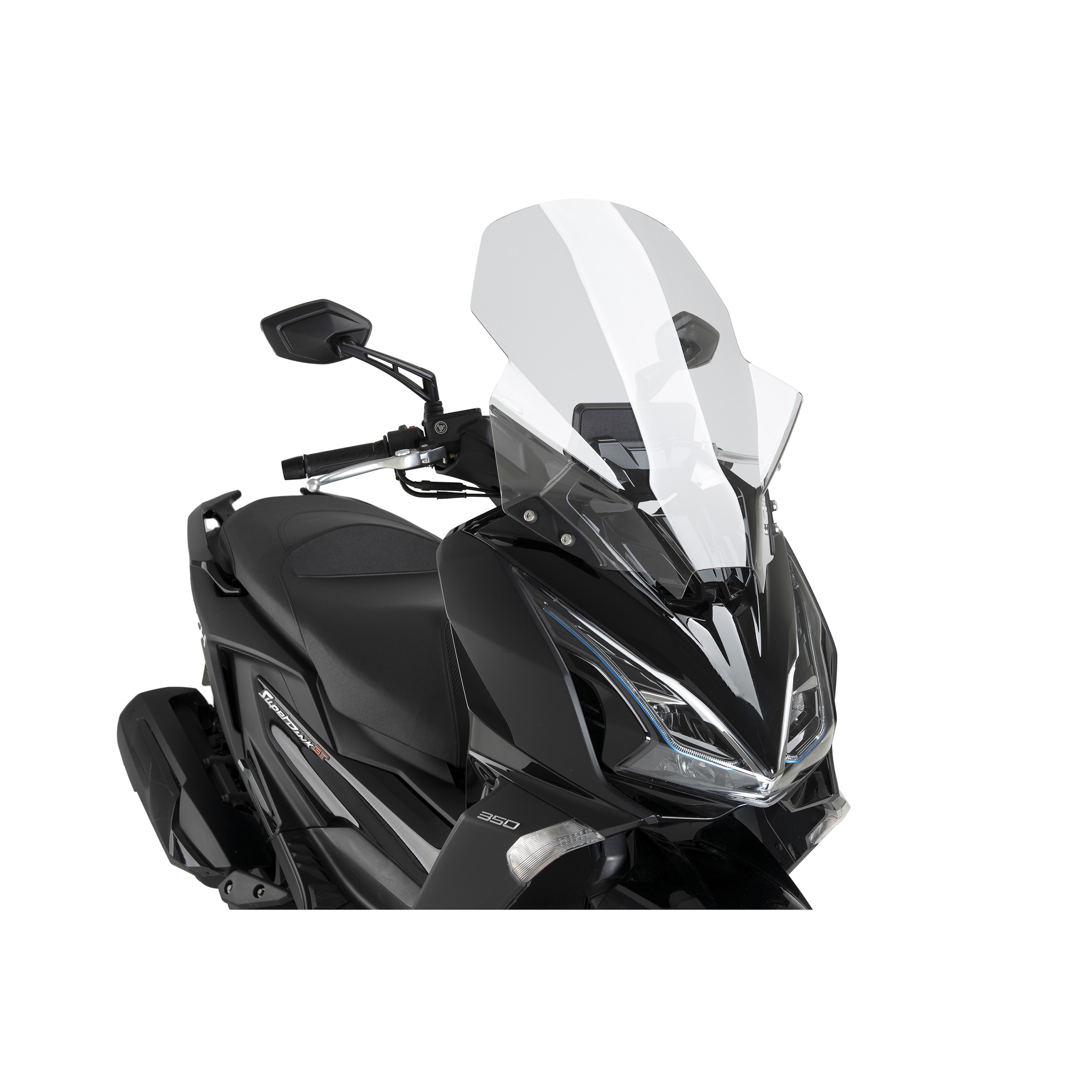Puig Verkleidungsscheibe V-Tech Tour klar für Downtown GT 125/350 - Motorradteile & Ersatzteile - Anbauteile
