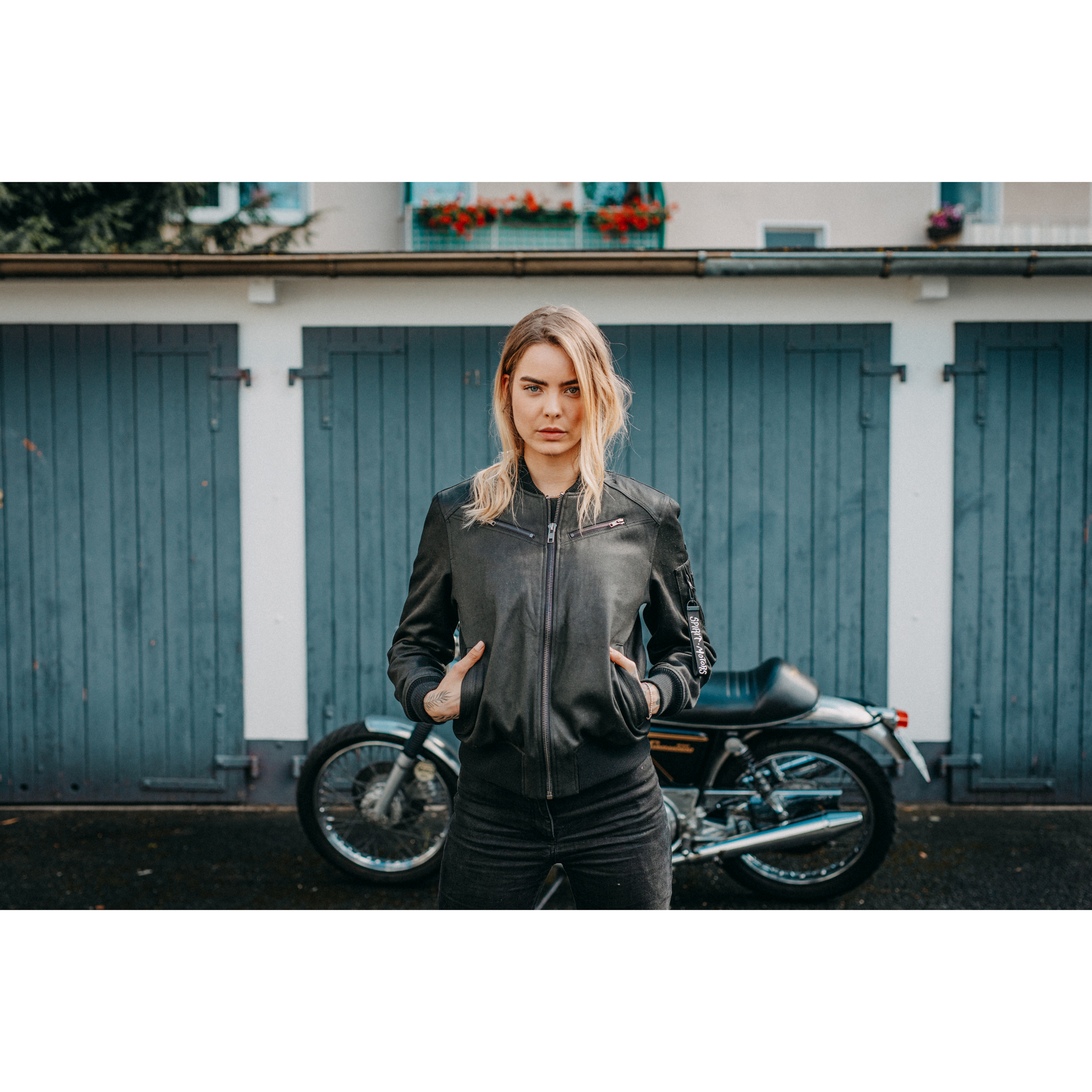 Spirit Motors-Smoky Stella Damen Textiljacke schwarz S-2016771999001108