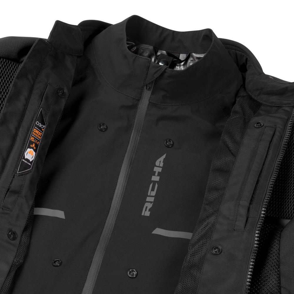 Richa-Airstream X-2 Textiljacke schwarz 3XL-0001891999001013