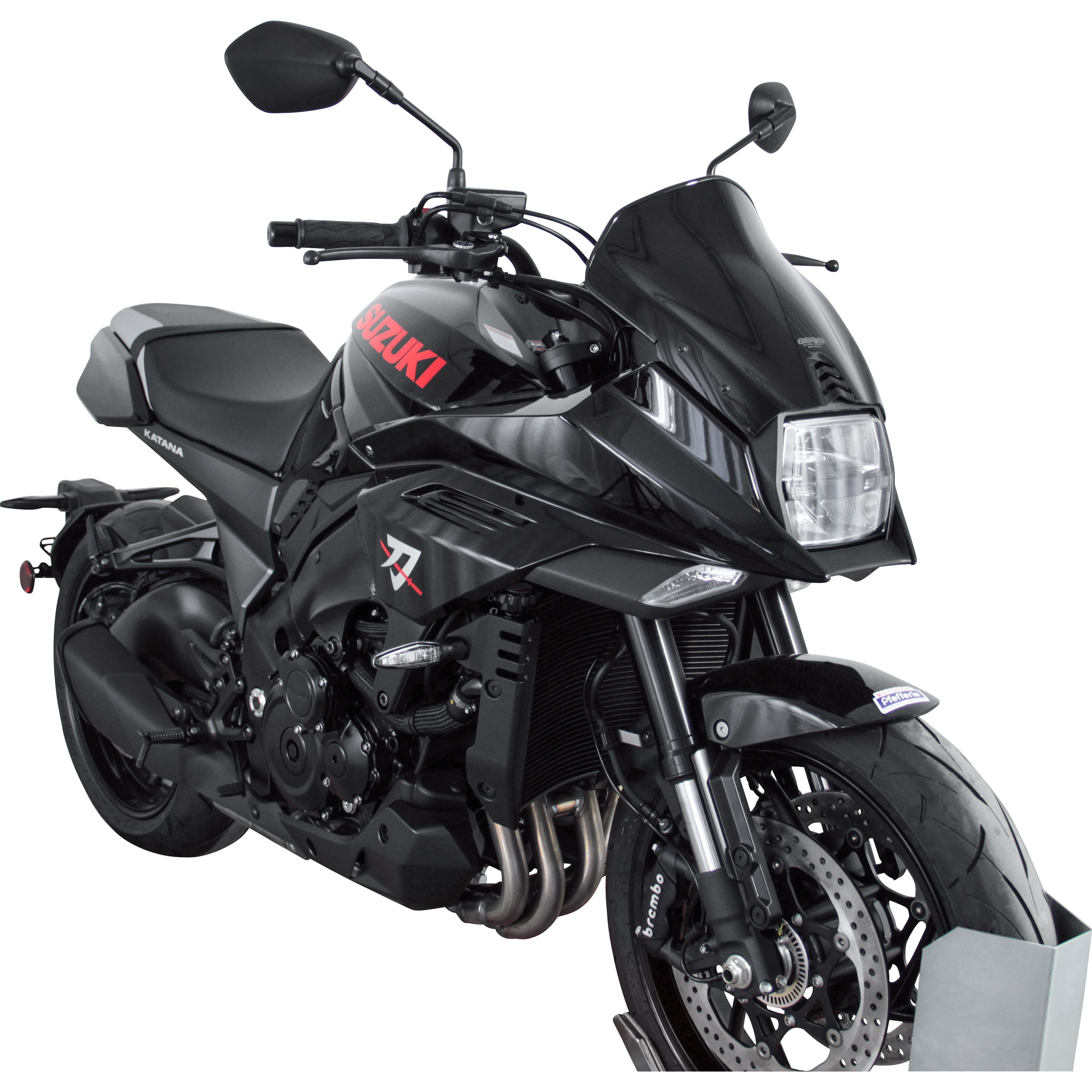 MRA-Spoilerscheibe S schwarz für Suzuki GSX-S 1100 Katana-5651541135000348