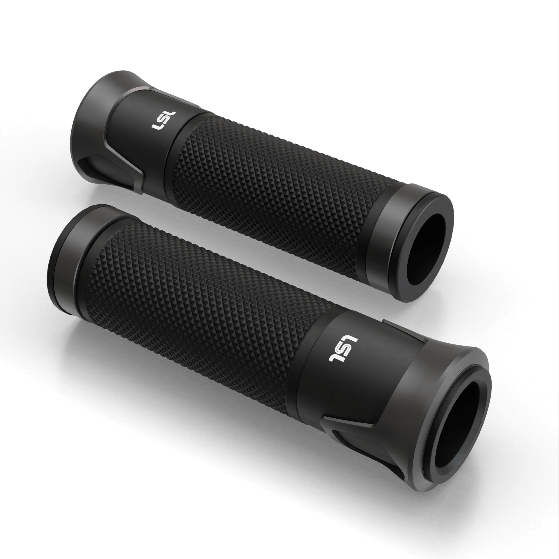 LSL handlebar grip rubber pair 22mm Nova-RS black/titanium