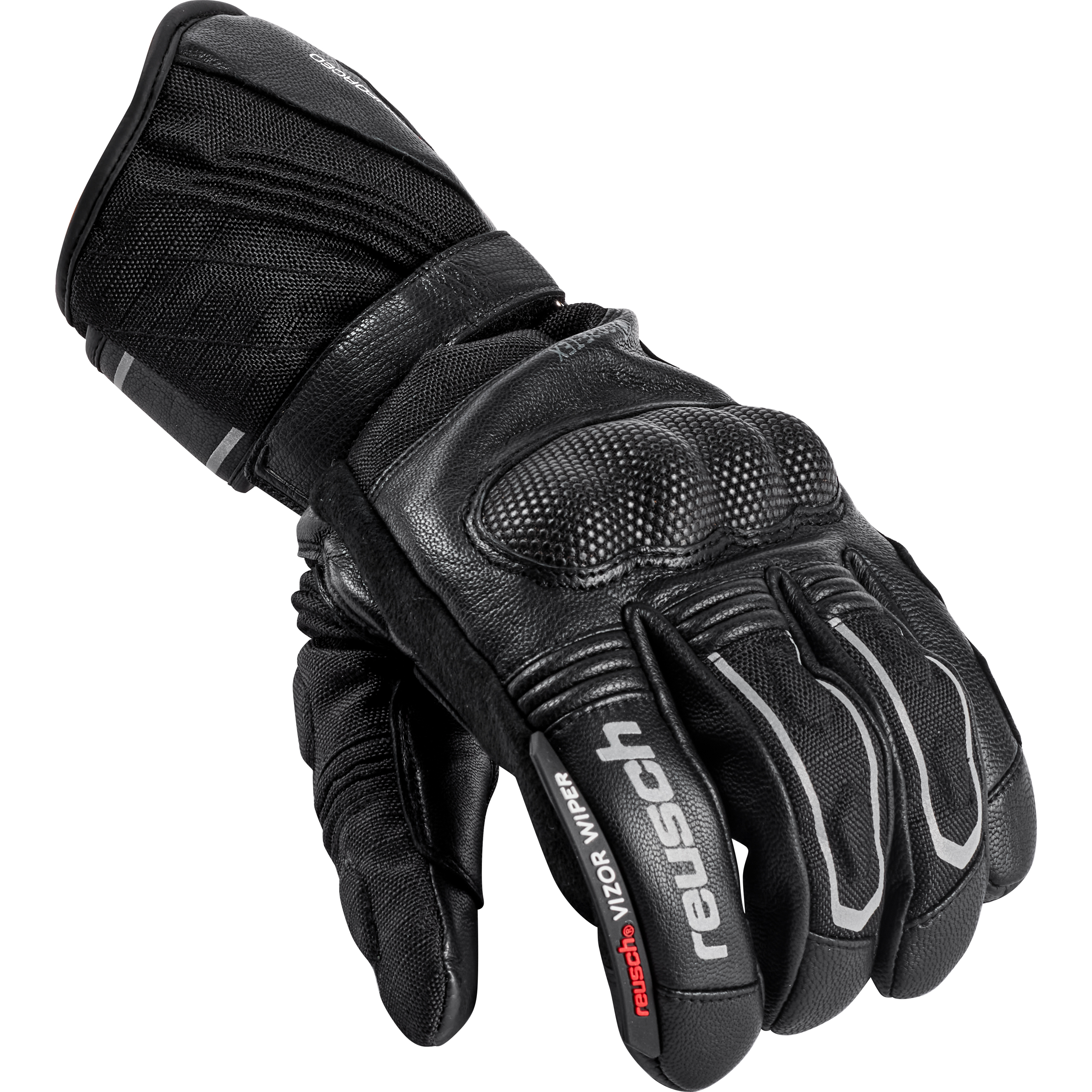 Reusch-Driftice Gore-Tex Leder/Textilhandschuh lang schwarz 10-3115131006001938