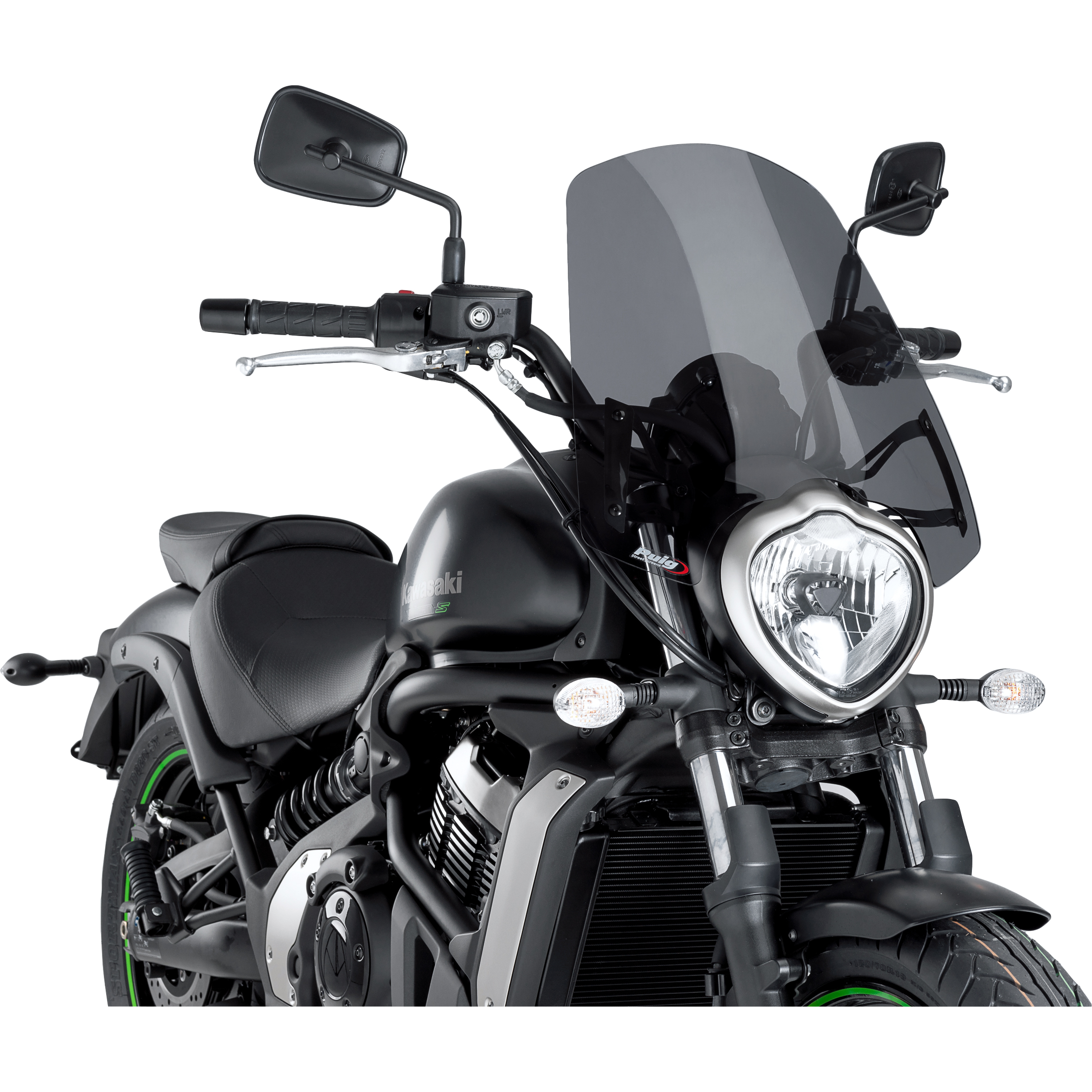 Puig Windschutzscheibe NG Touring stark getönt für Vulcan 650 S - Motorradteile & Ersatzteile - Anbauteile