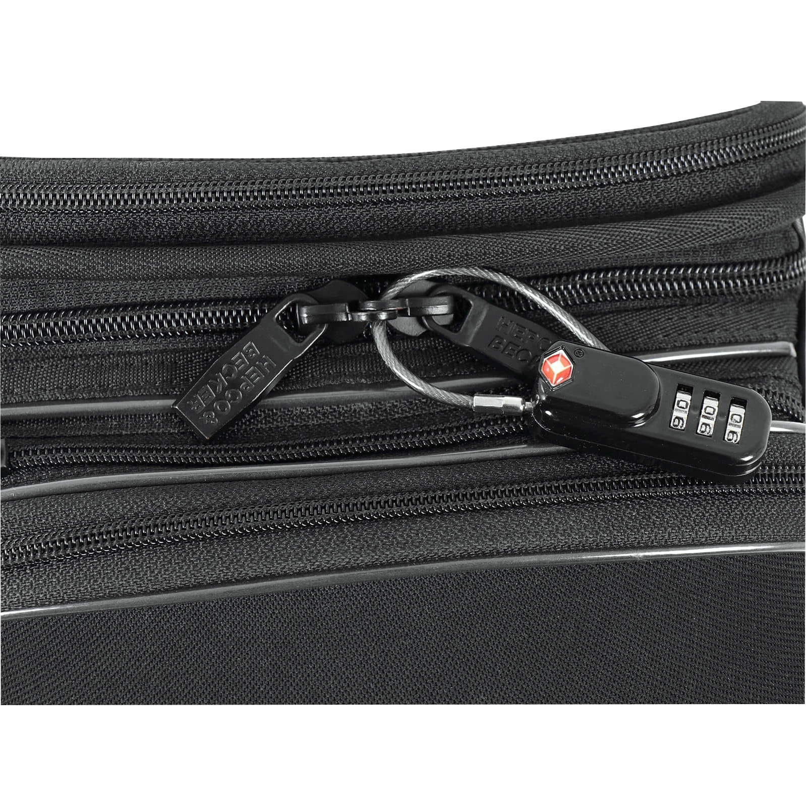 Hepco & Becker-Zahlenschloss TSA mit Drahtseil 10cm-5752331068001670