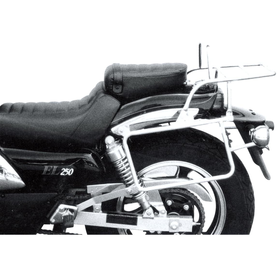 Hepco & Becker Komplett-Kofferträger chrom für Kawa EL 250/252 1994-2003 - Motorradzubehör - Motorradgepäck