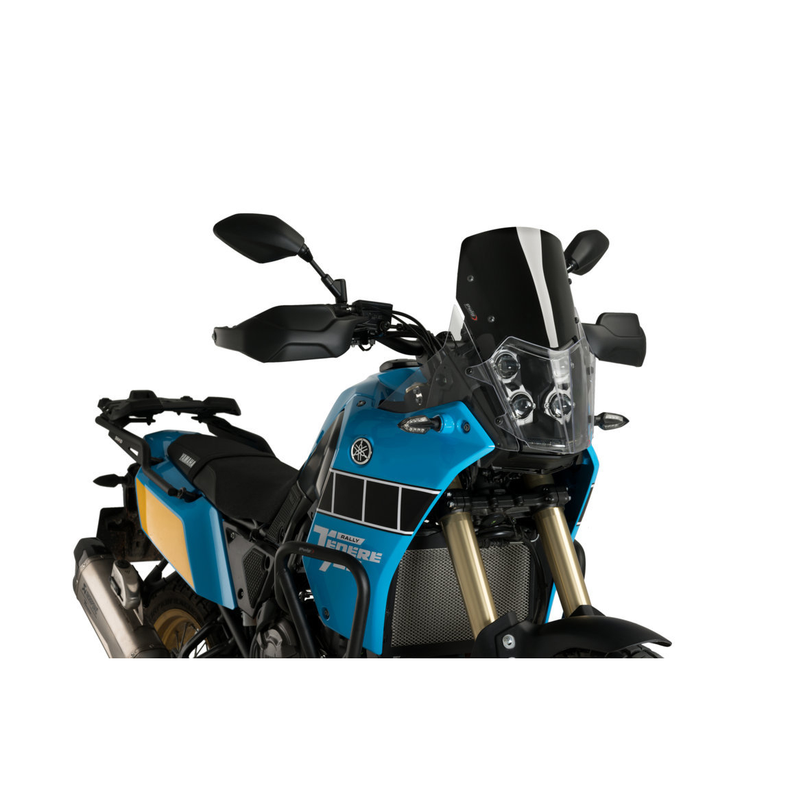 Puig black sports screen for Yamaha Tenere 700 2019-
