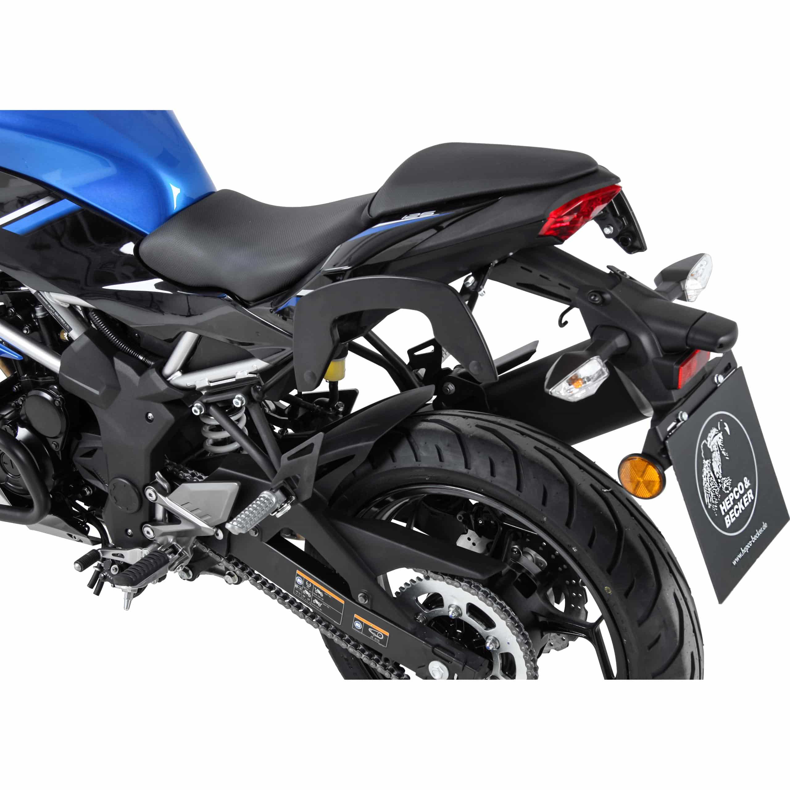 Hepco & Becker C-Bow Seitentaschenhalter schwarz für Kawasaki Z 125 - Motorradzubehör - Motorradgepäck