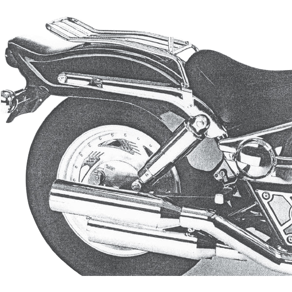 Hepco & Becker Solorack chrom für Suzuki VZ 800 Marauder 1996-2003 - Motorradzubehör - Motorradgepäck
