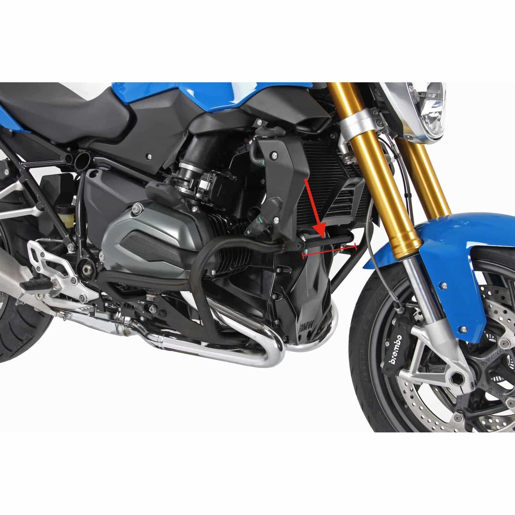 Hepco & Becker Versteifungsbügel Off-Road schwarz für R 1200 GS 2013-2018 - Motorradteile & Ersatzteile - Anbauteile