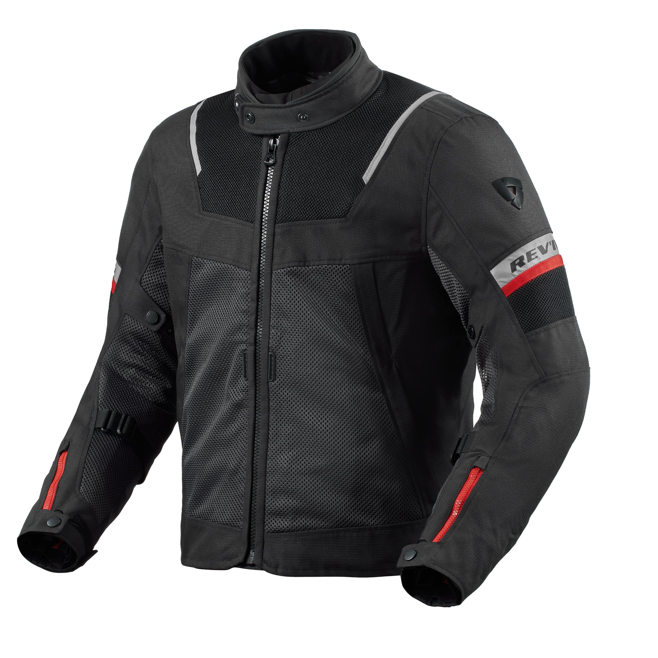 REV'IT! Tornado 4 H2O Jacke schwarz/anthrazit L - Motorradbekleidung - Motorradbekleidung Herren