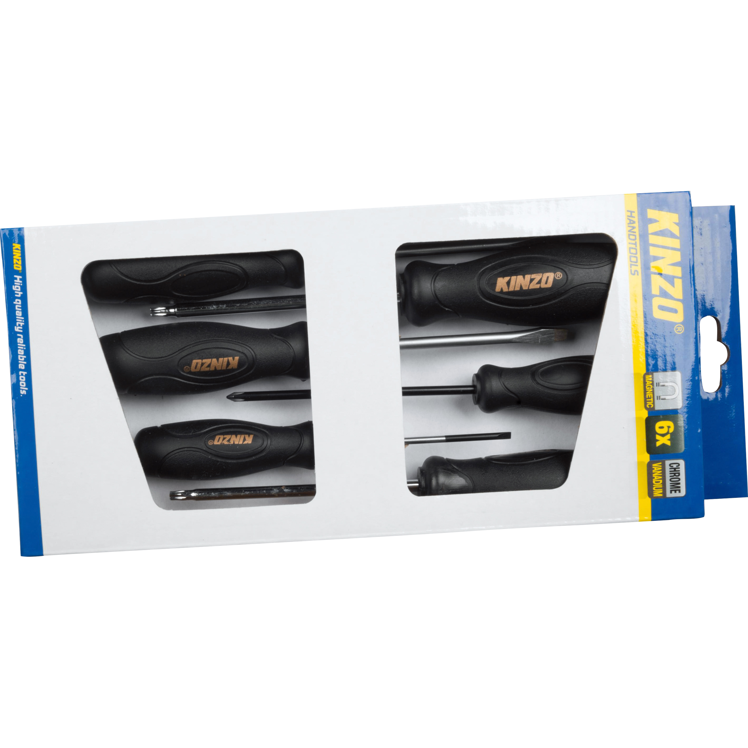Kinzo-Magnetische Schraubendreher 6-teilig-5744311138000051