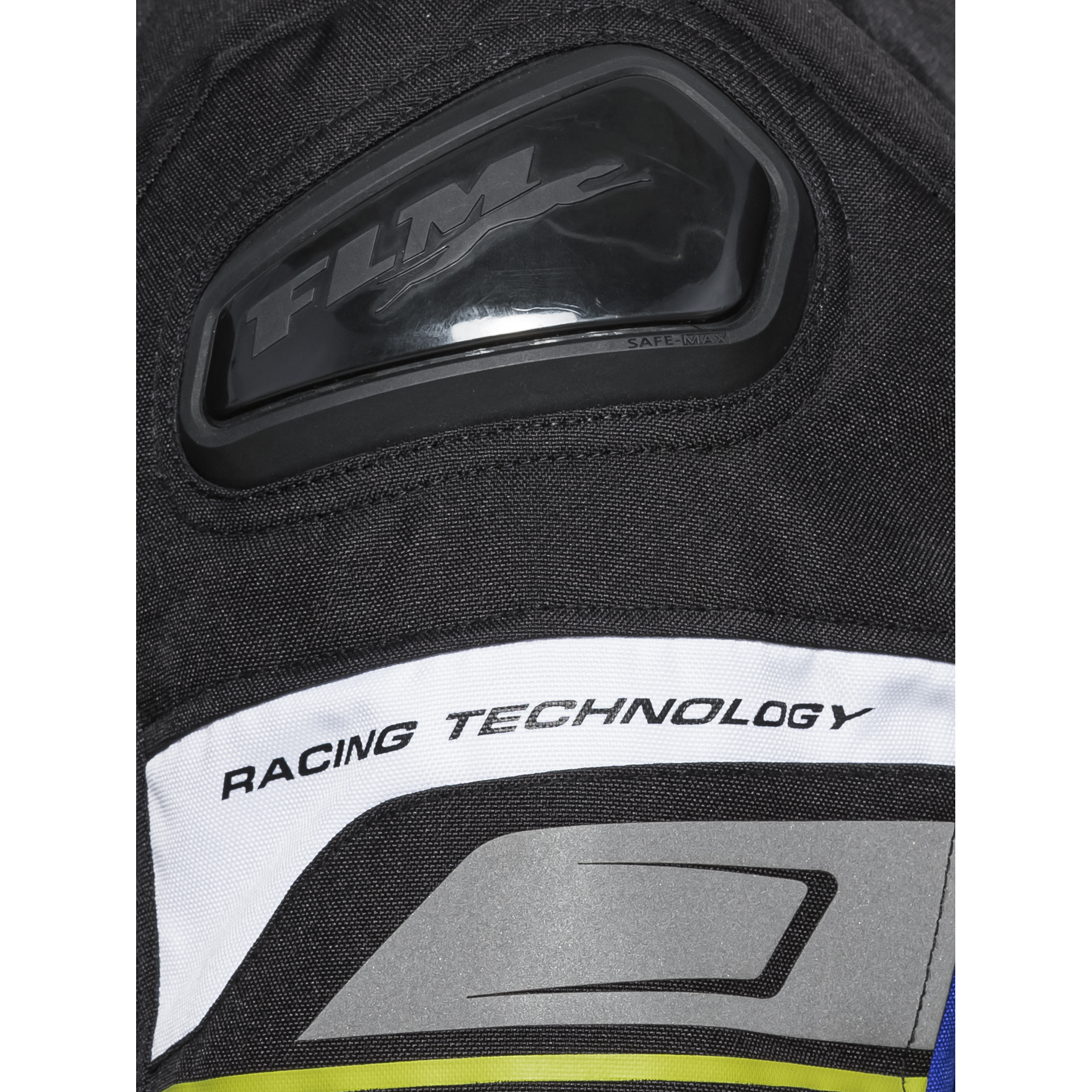 FLM-Octane Textiljacke schwarz/blau/weiß/gelb XL-2016611999009011