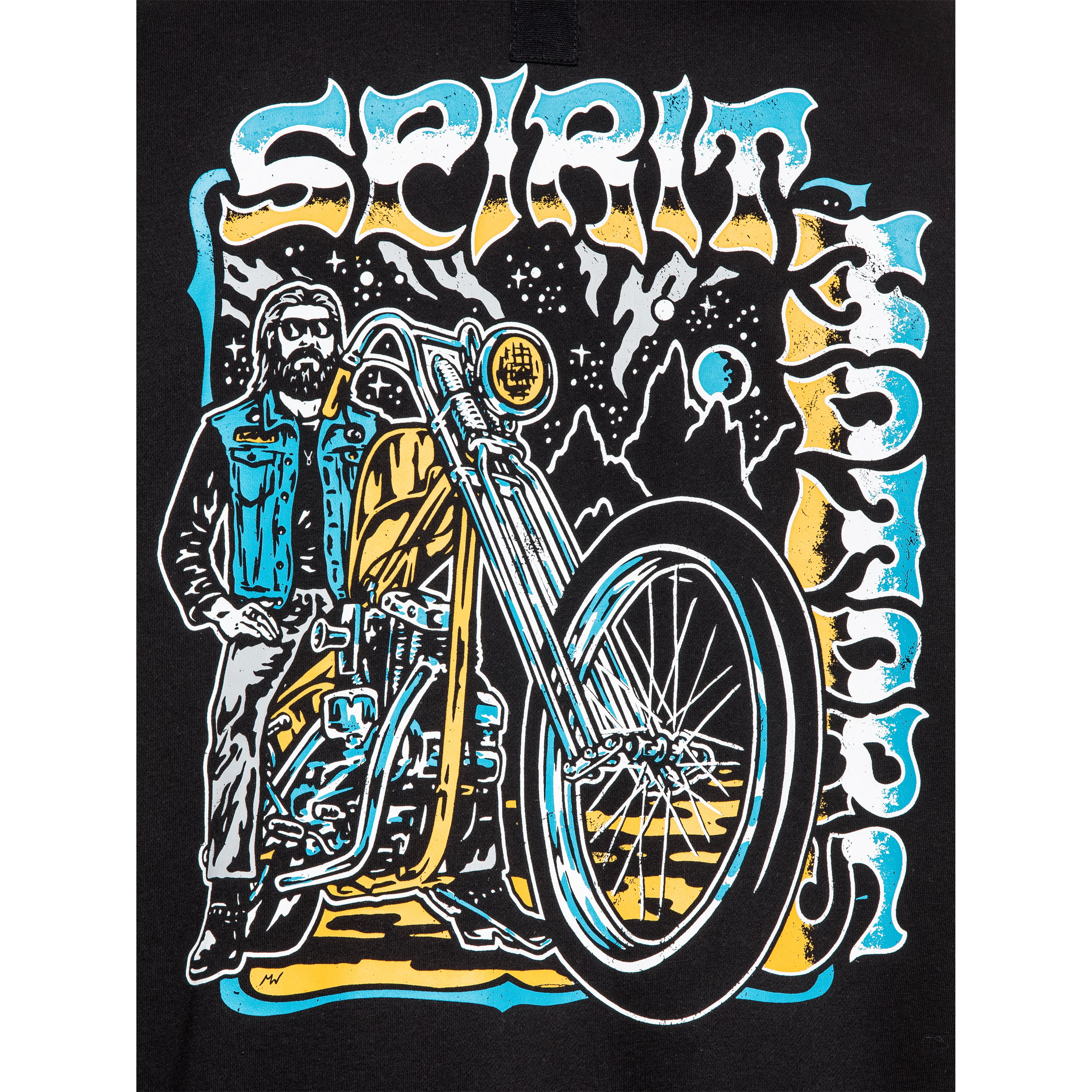 Spirit Motors-Rambling Roger Moto Hoodie schwarz L-2019271999001010