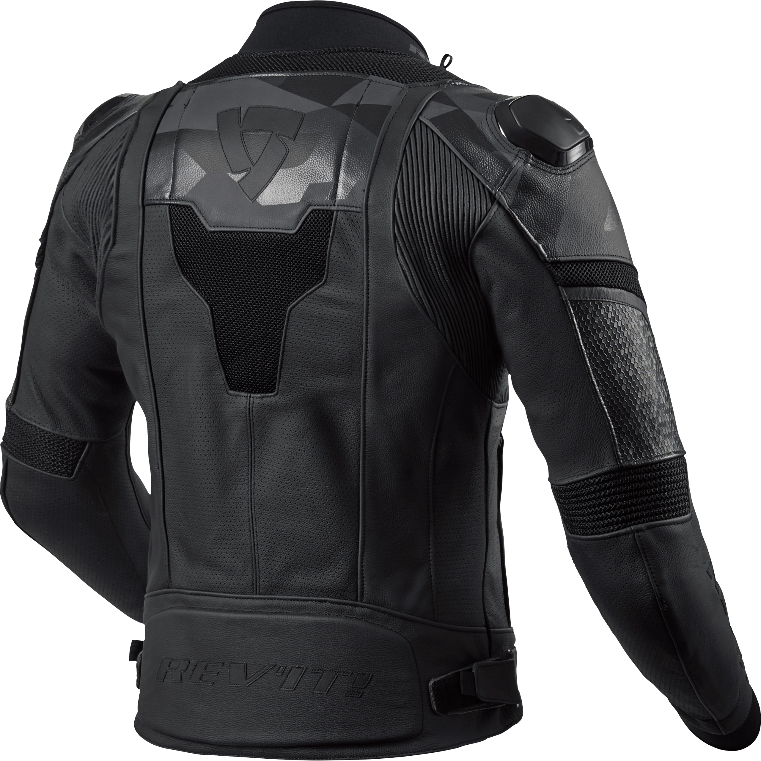 REV'IT!-Hyperspeed Air Lederjacke schwarz/grau 50-1005561999007306