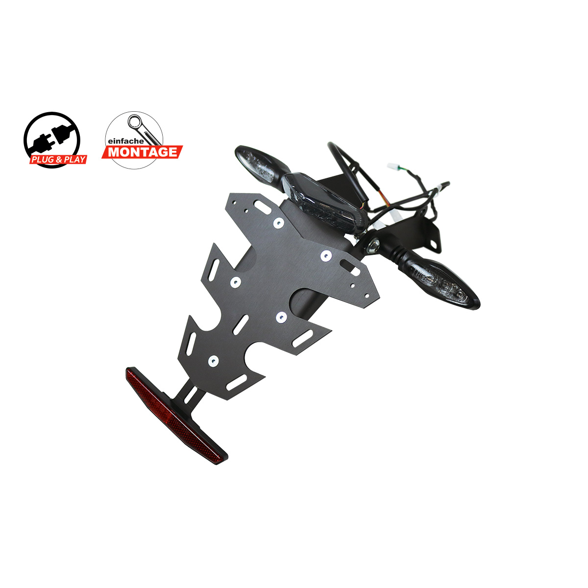 Mizu Kennzeichenhalter Plug & Play CH für Husqvarna 701 Enduro/Su - Motorradteile & Ersatzteile - Anbauteile