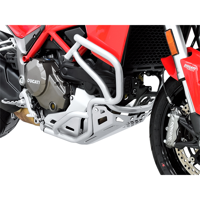 Zieger Motorschutz Alu für SBL silber für Multistrada 1200 15-17 - Motorradteile & Ersatzteile - Verkleidungen & Abdeckungen