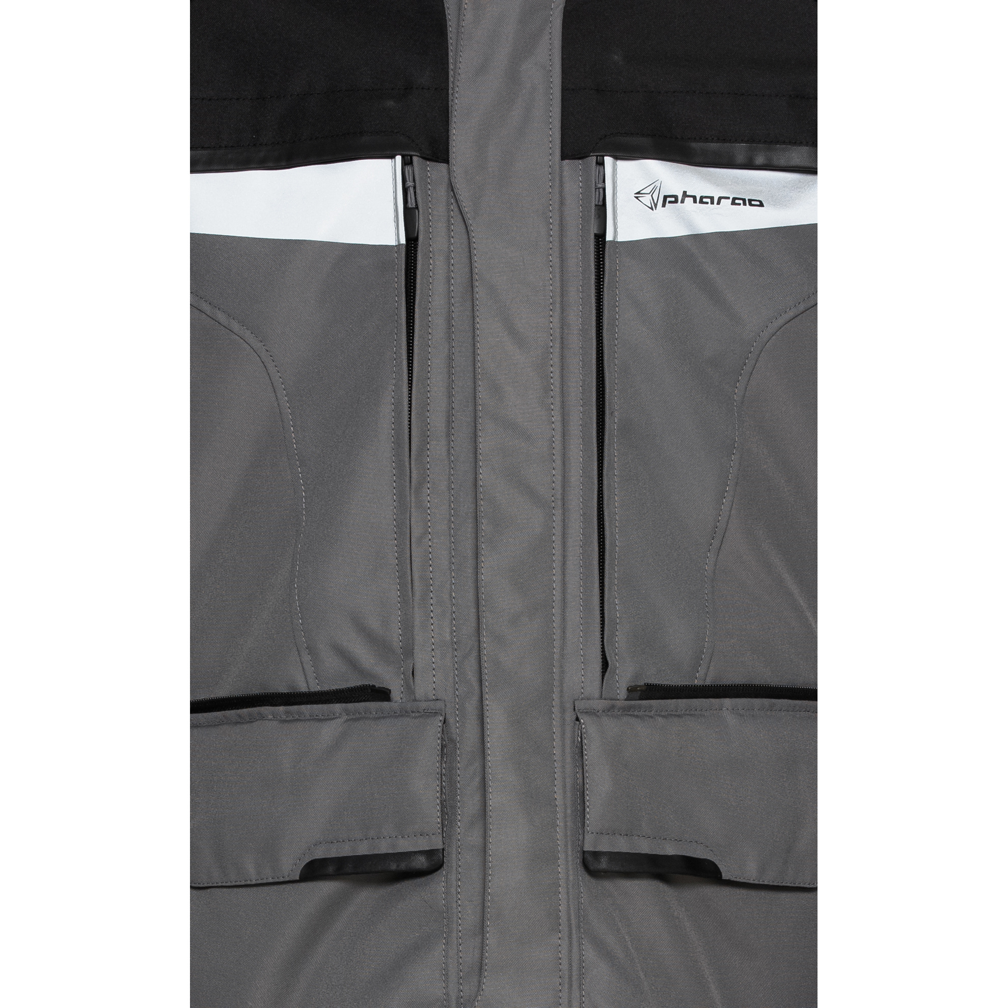 Pharao-Tura WP Adv. Textil-/Lederjacke grau/schwarz M-2019351999010009