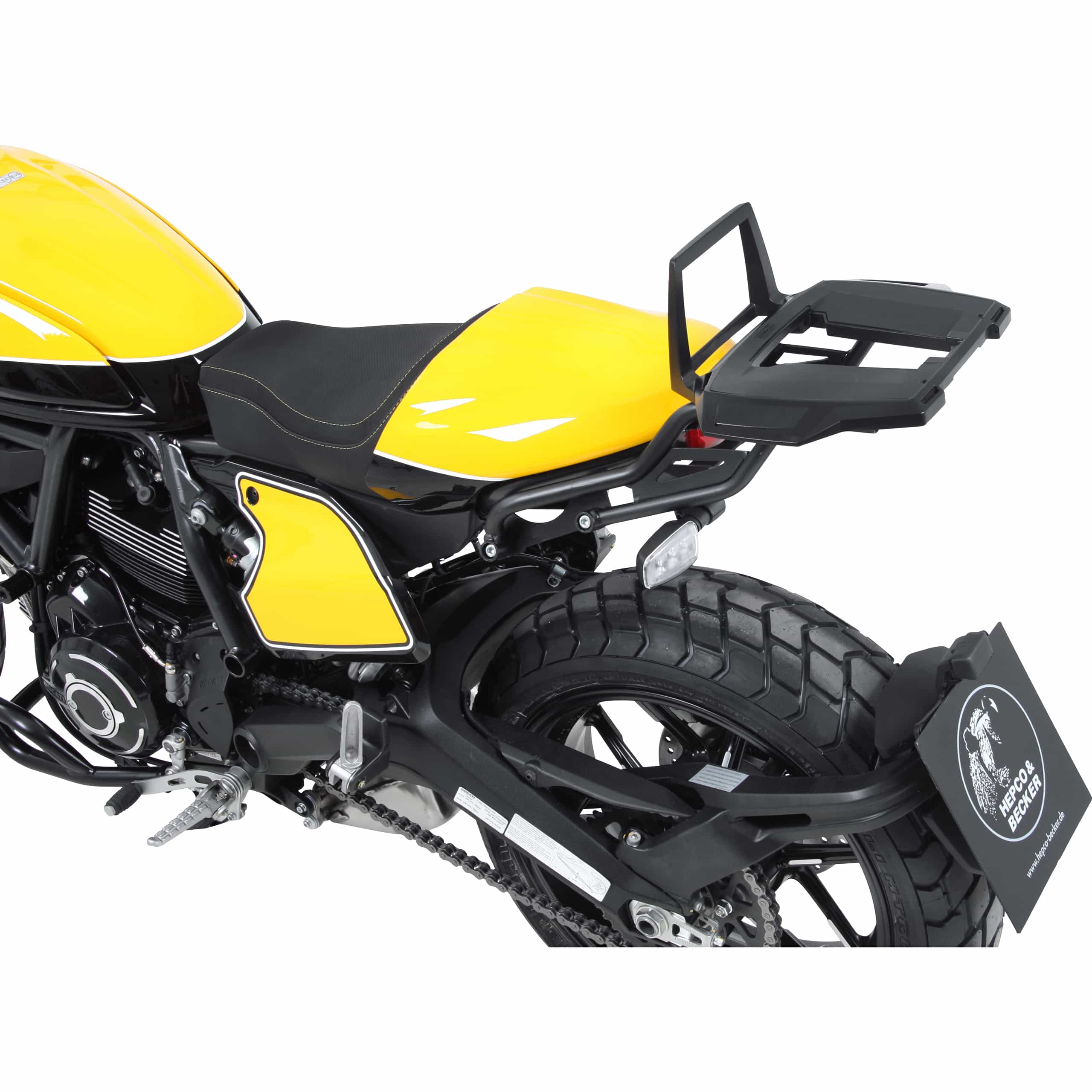 Hepco & Becker Alurack Gepäckbrücke schwarz für Duc Scrambler 800 2019-2022 - Motorradzubehör - Motorradgepäck