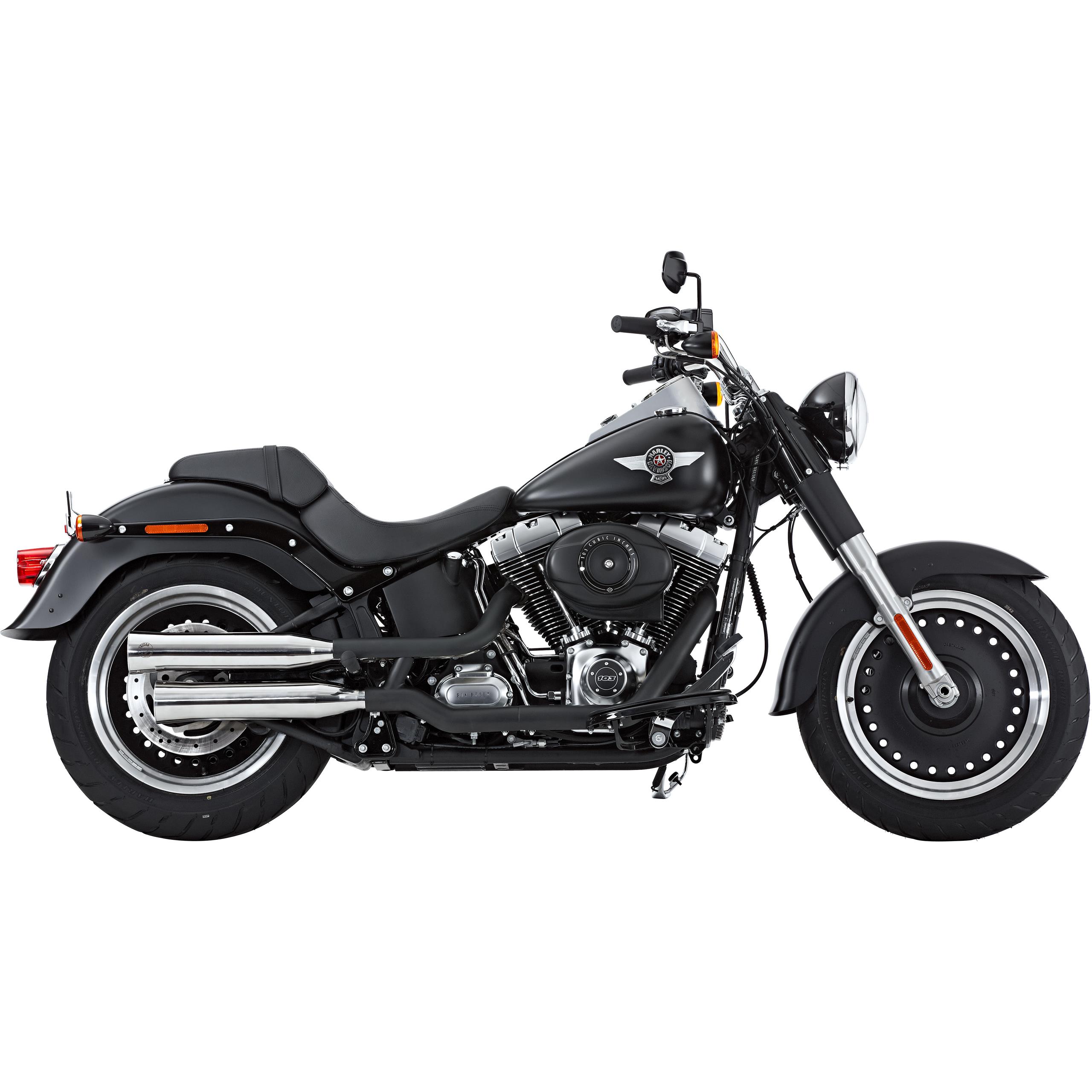Falcon Double Groove scarico ED Harley Fat Boy dal 2007 lucidato