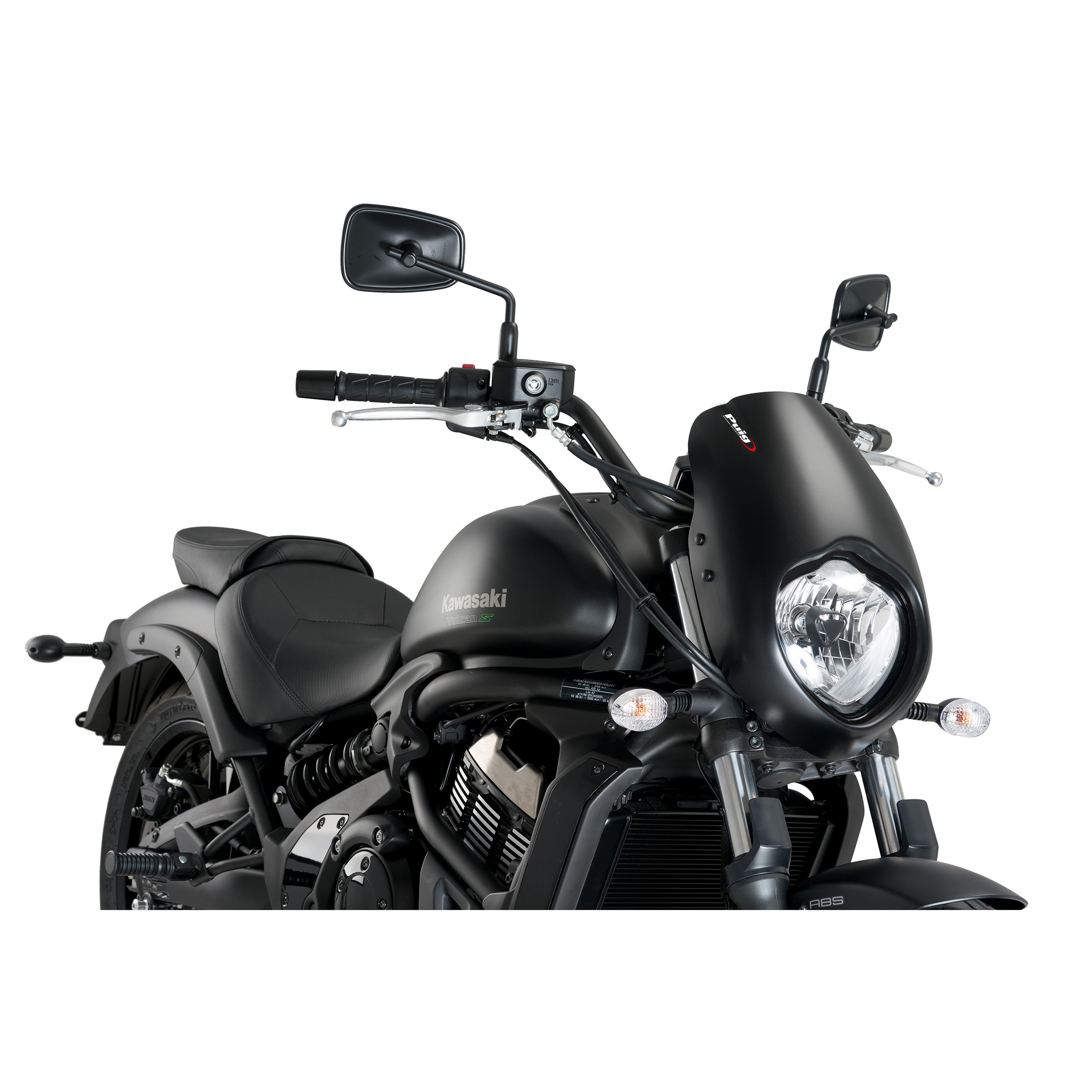Puig Windschutzscheibe Anarchy mattschwarz für VN 650 Vulcan S - Motorradteile & Ersatzteile - Verkleidungen & Abdeckungen