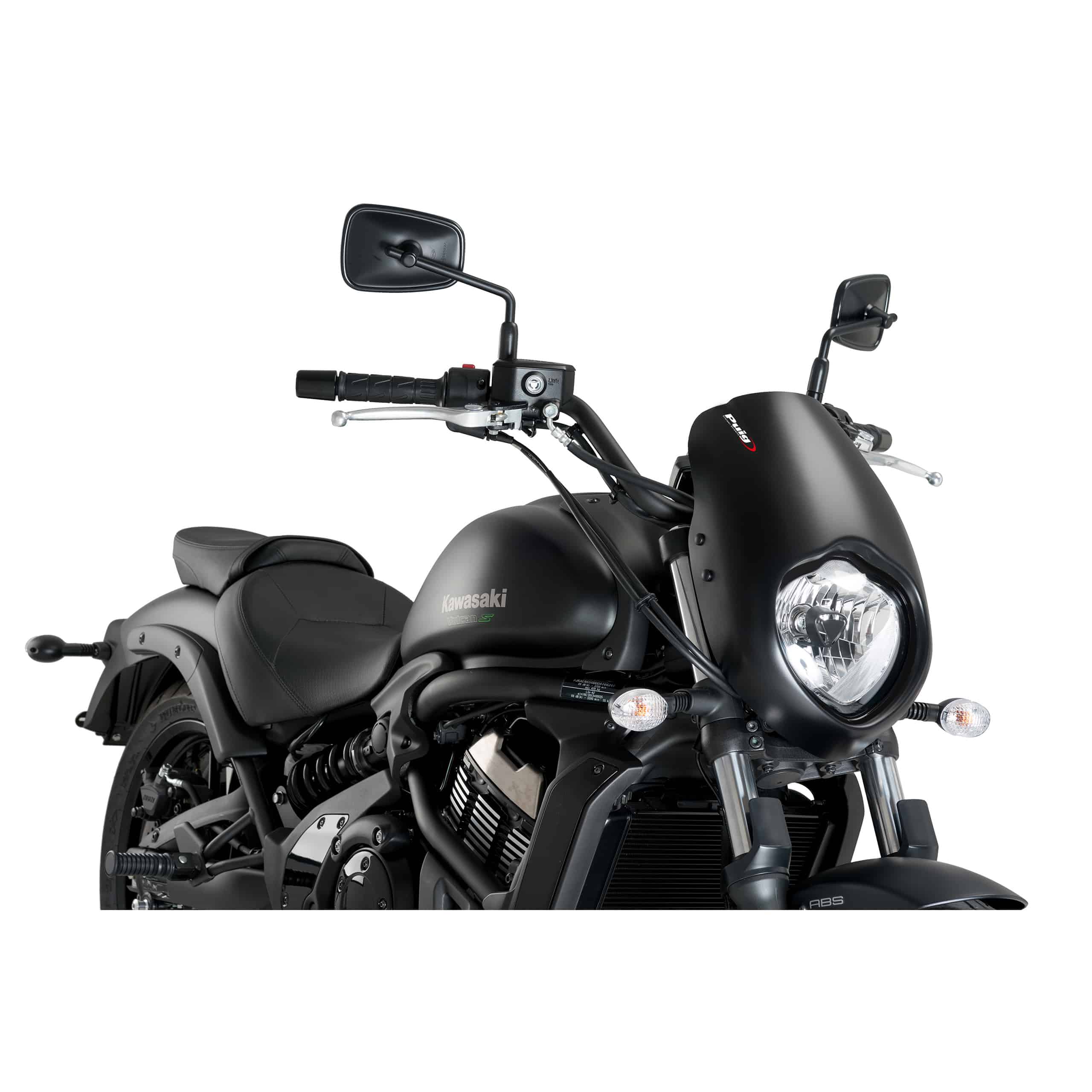 Puig Windschutzscheibe Anarchy mattschwarz für VN 650 Vulcan S - Motorradteile & Ersatzteile - Verkleidungen & Abdeckungen