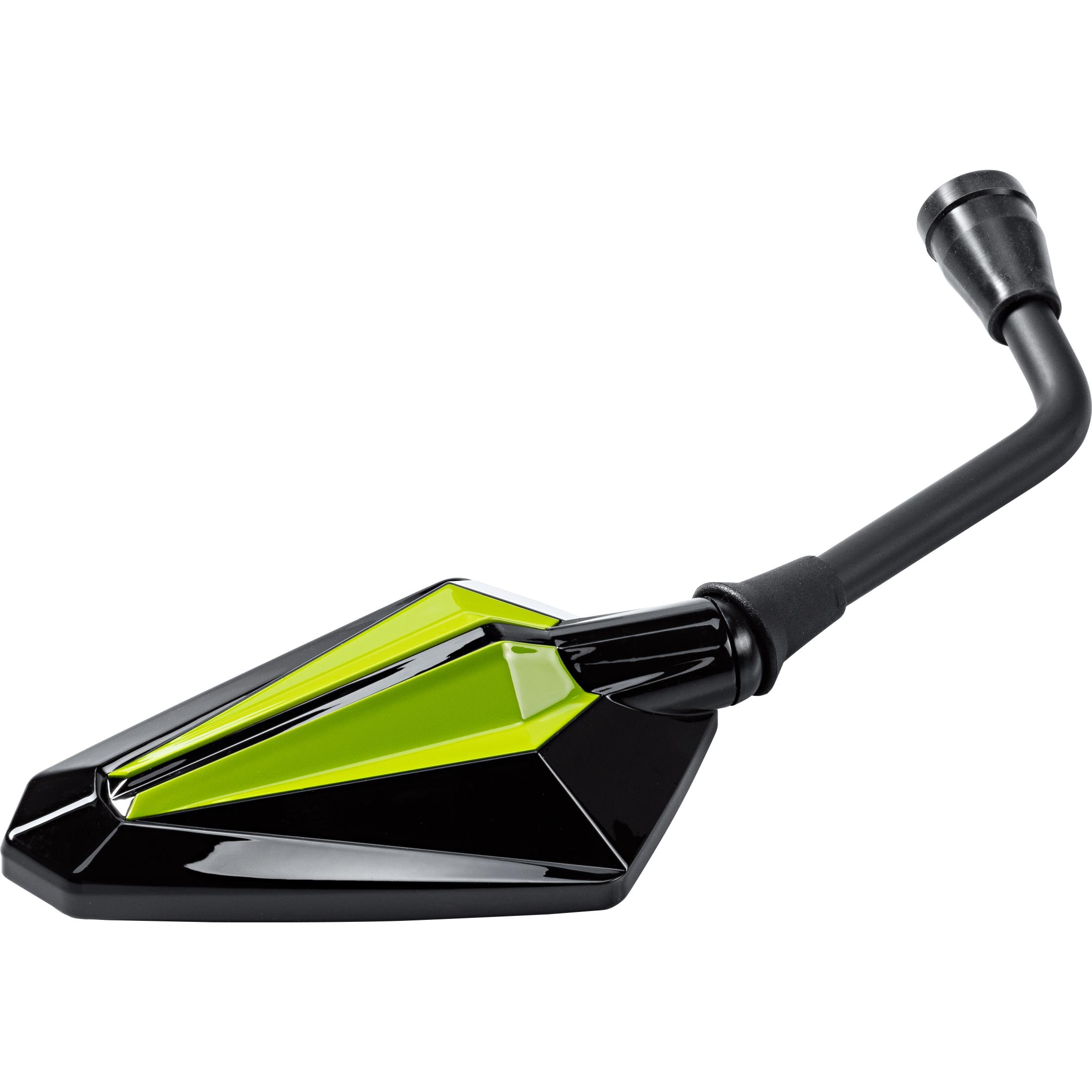 Chaft-Lenkerspiegel M10x1,25R Glory schwarz/grün-5711351113000042
