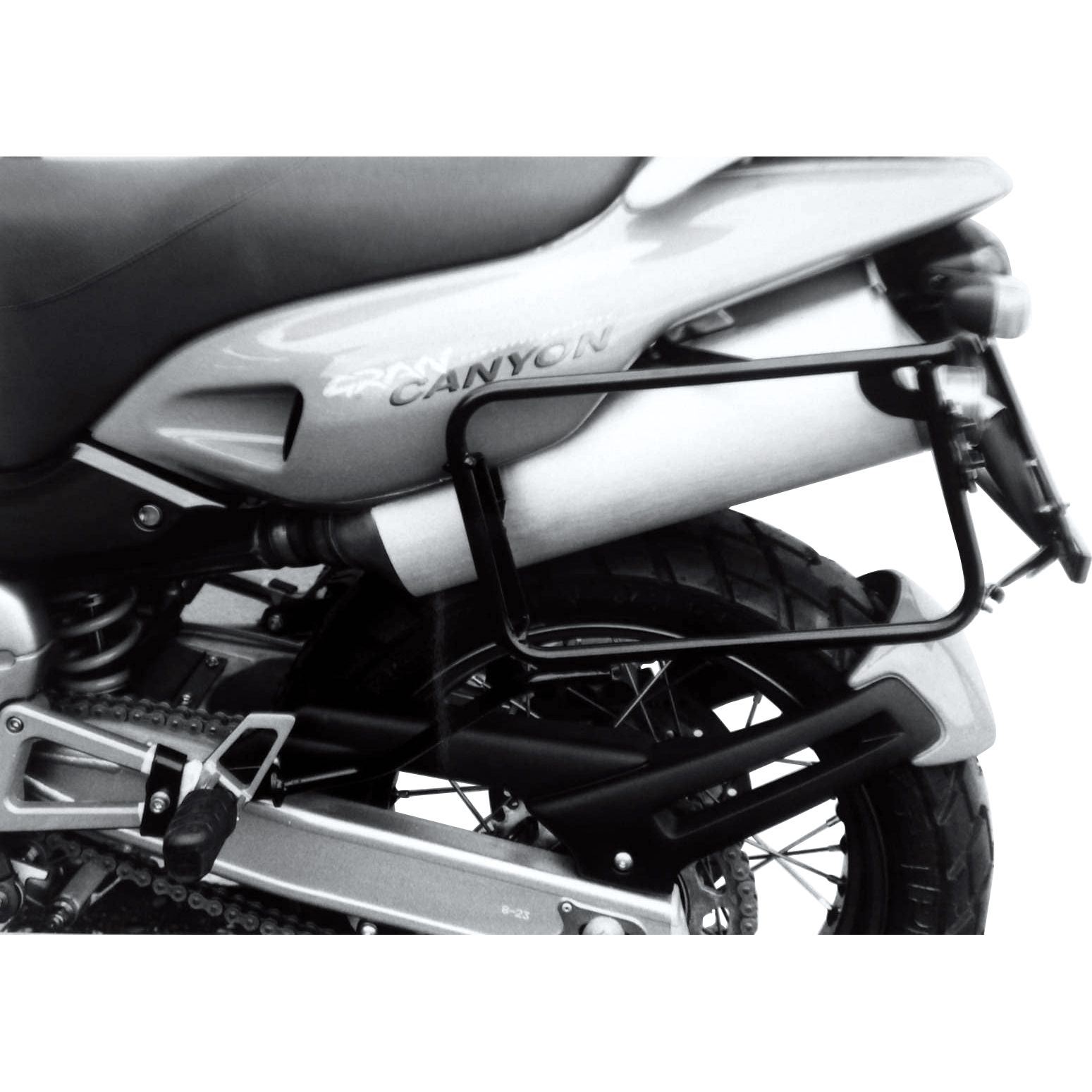 Hepco & Becker Seitenkofferträger schwarz für Cagiva Gran Canyon 900 - Motorradzubehör - Motorradgepäck