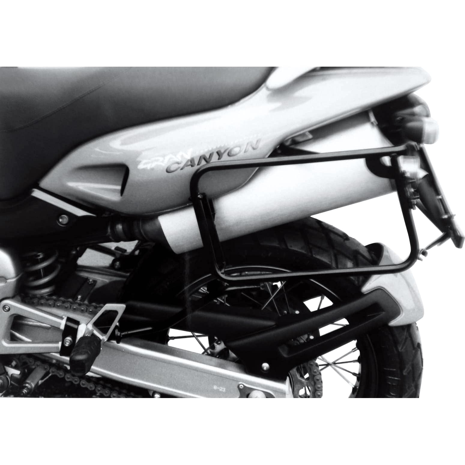 Hepco & Becker Seitenkofferträger schwarz für Cagiva Gran Canyon 900 - Motorradzubehör - Motorradgepäck