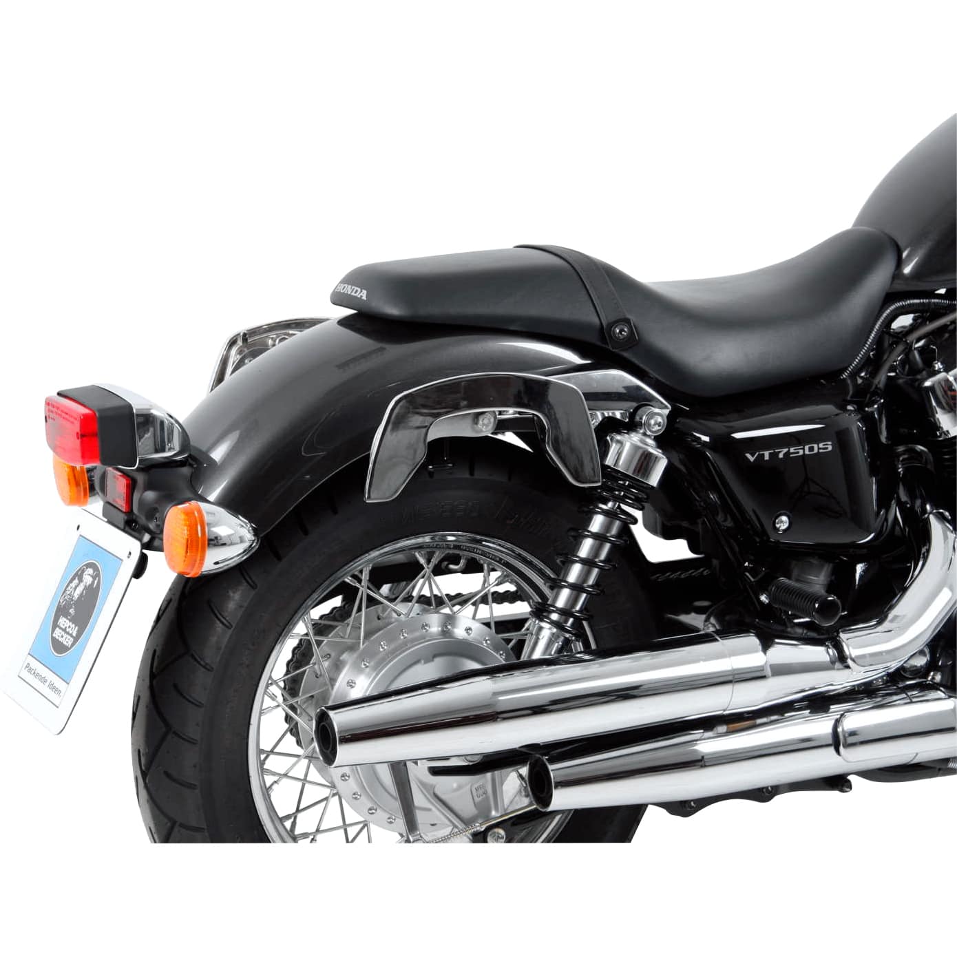 Hepco & Becker C-Bow Seitentaschenhalter chrom für VT 750 Shadow S / RS - Motorradzubehör - Motorradgepäck